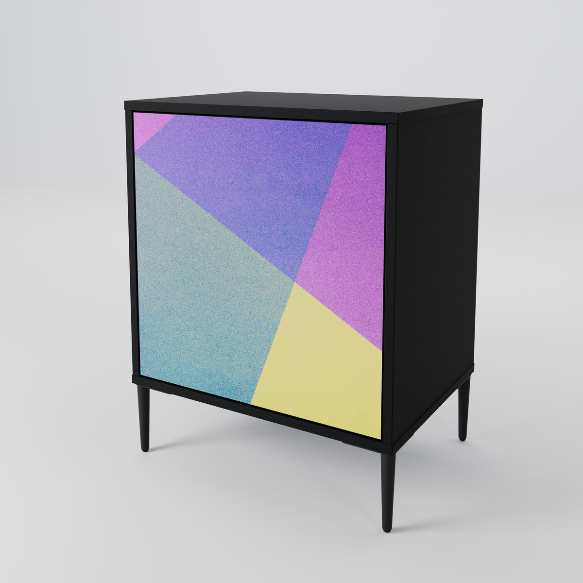 BRIGHT GEOMETRY Skänk med en dörr