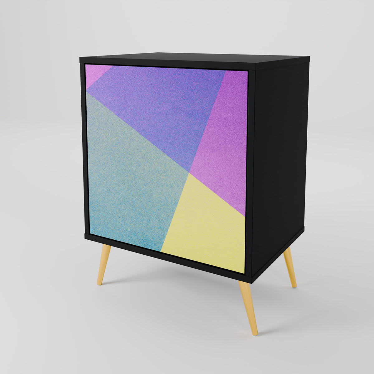 BRIGHT GEOMETRY Skänk med en dörr
