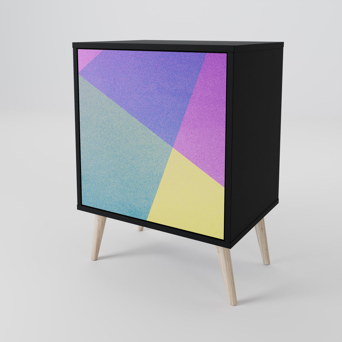 BRIGHT GEOMETRY Skänk med en dörr