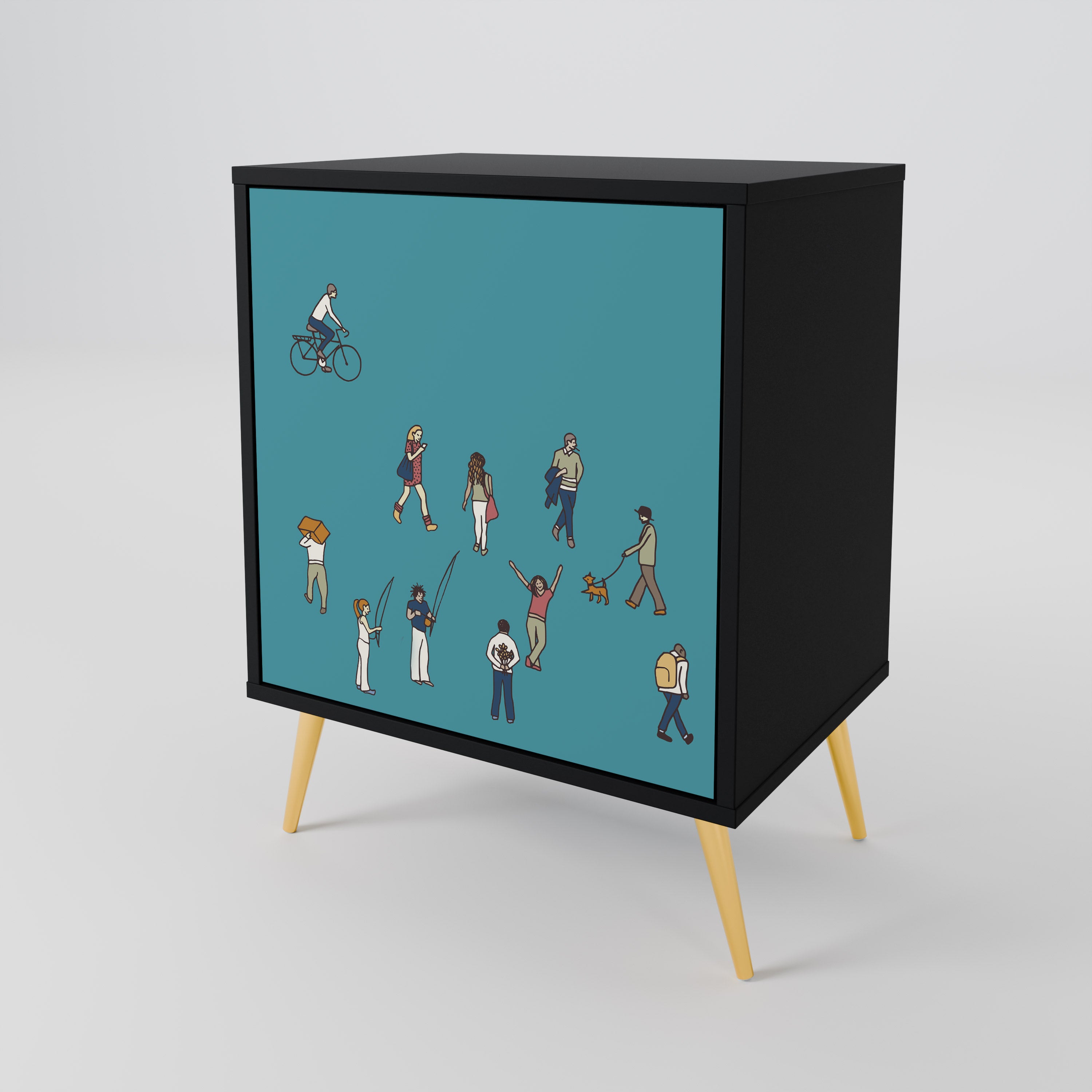 COLLECTIVE STREAM 1-Door Sideboard