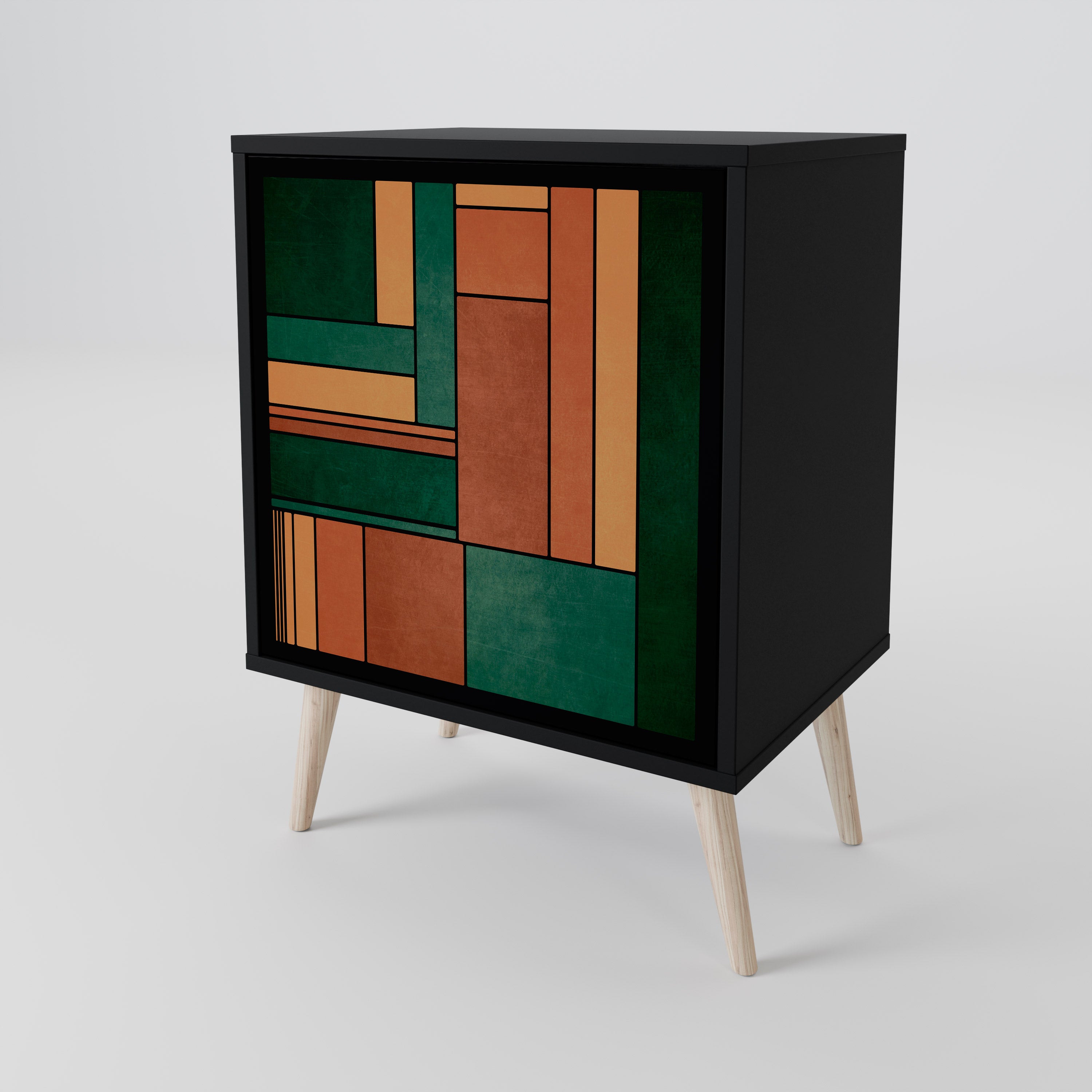 EARTHY FIGURES 1-Door Sideboard