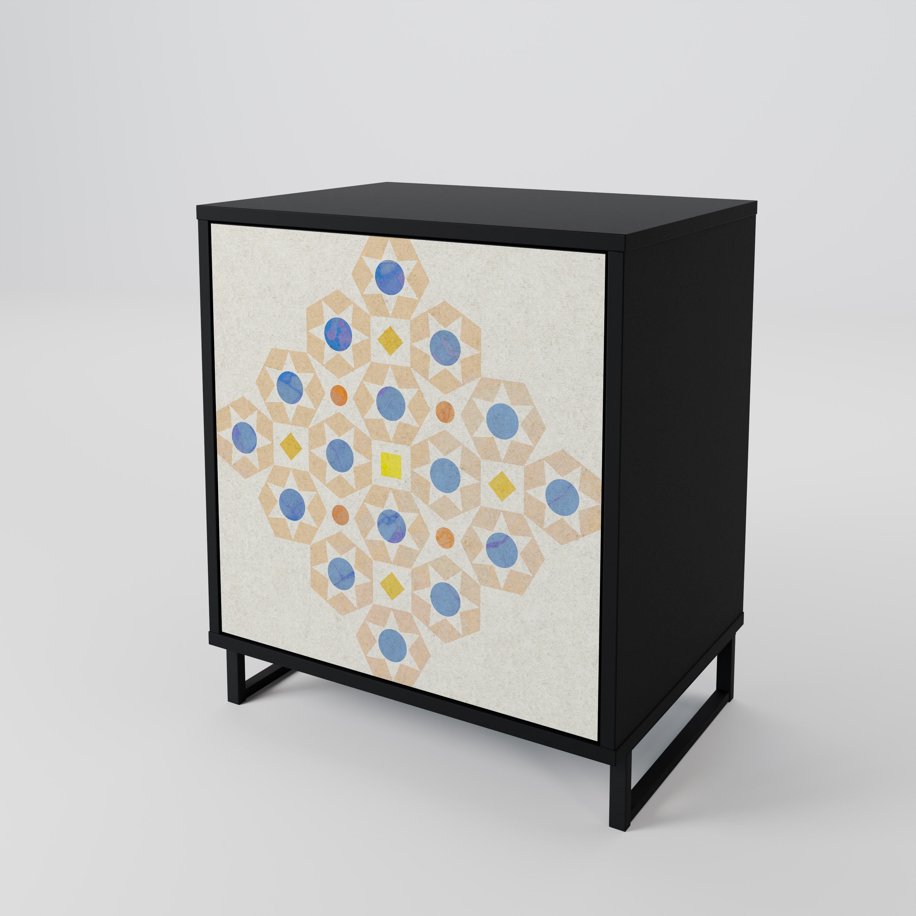PATTERNED PRISM 1-Door Sideboard