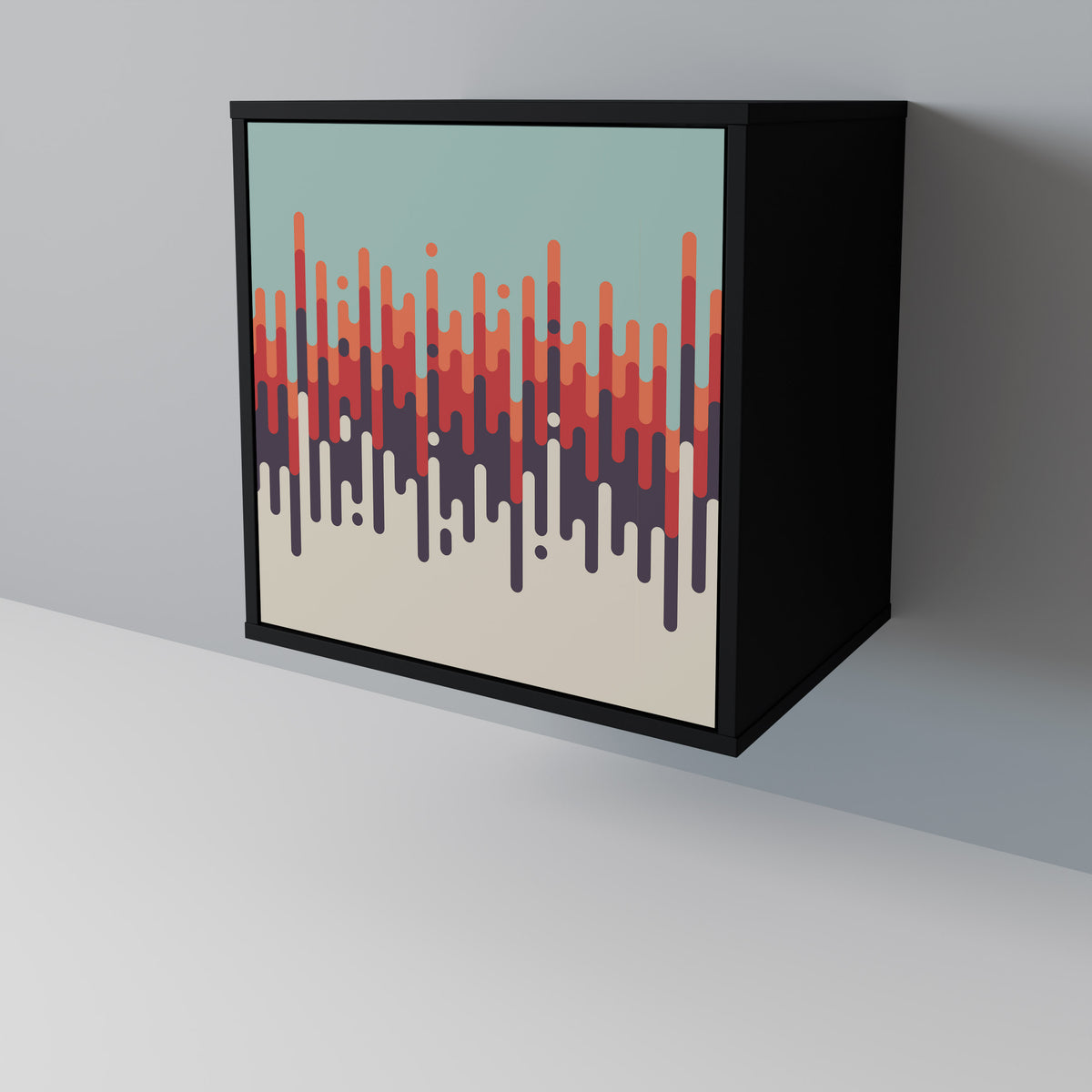 CHROMA CONTOURS Skänk med en dörr