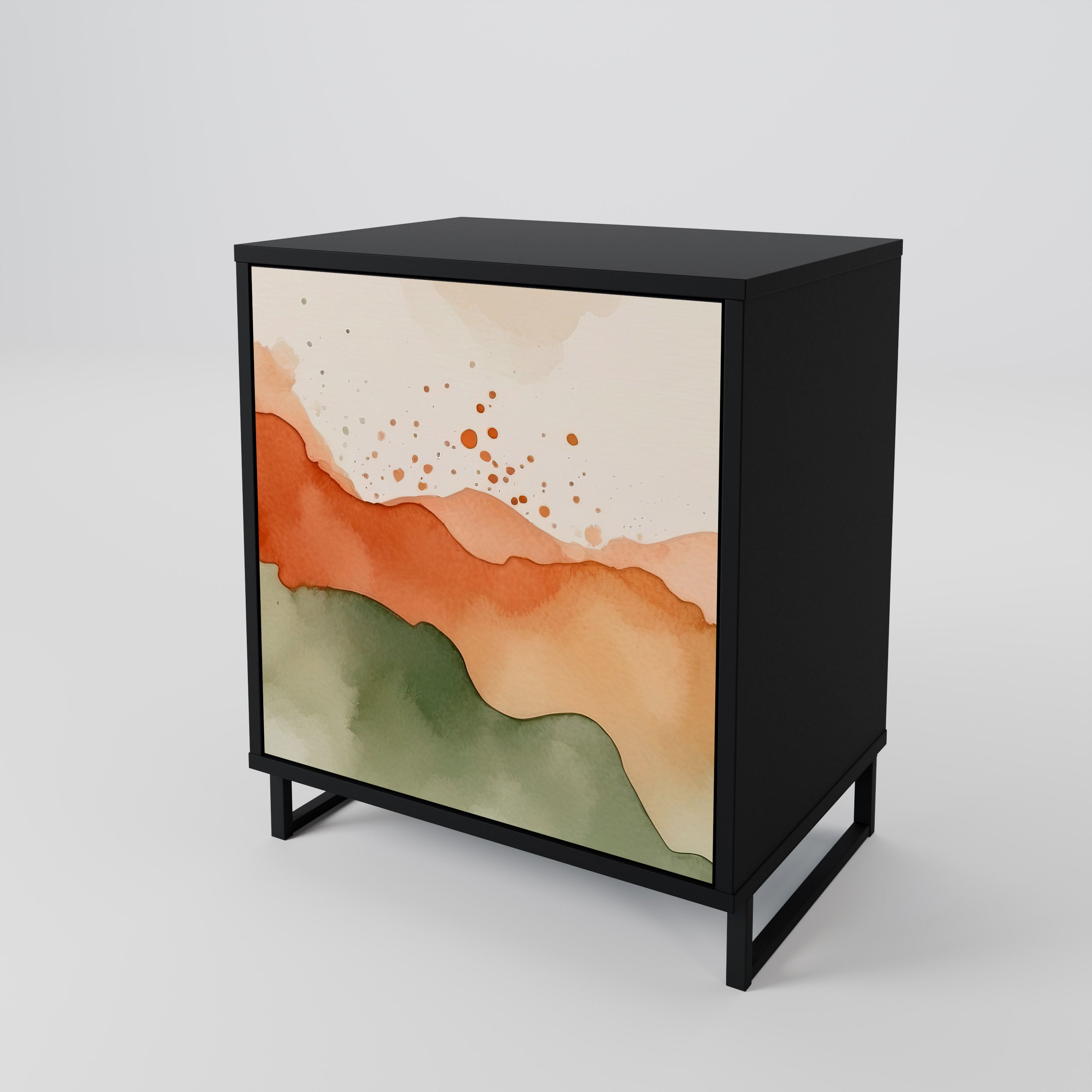 WATERCOLOUR PEAKS 1-Door Sideboard