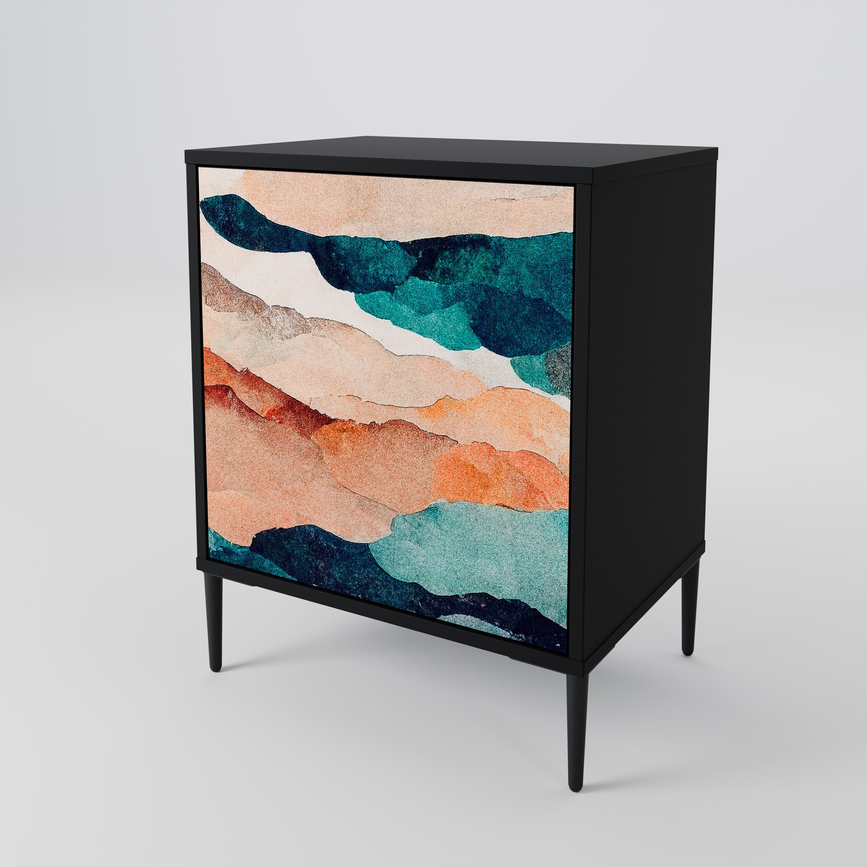 ABSTRACT LANDSCAPE 1-Door Sideboard