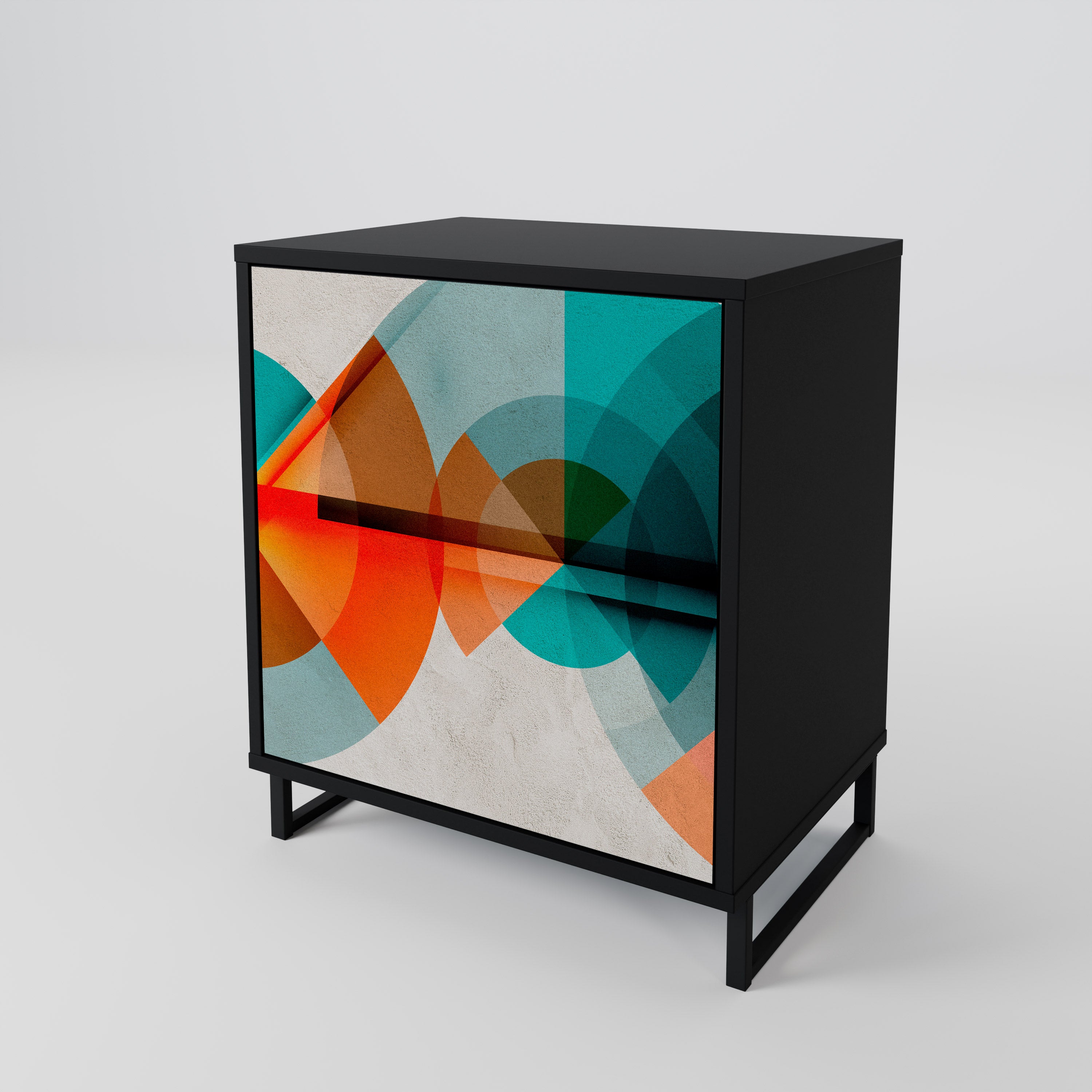 CIRCULAR RHAPSODY 1-Door Sideboard