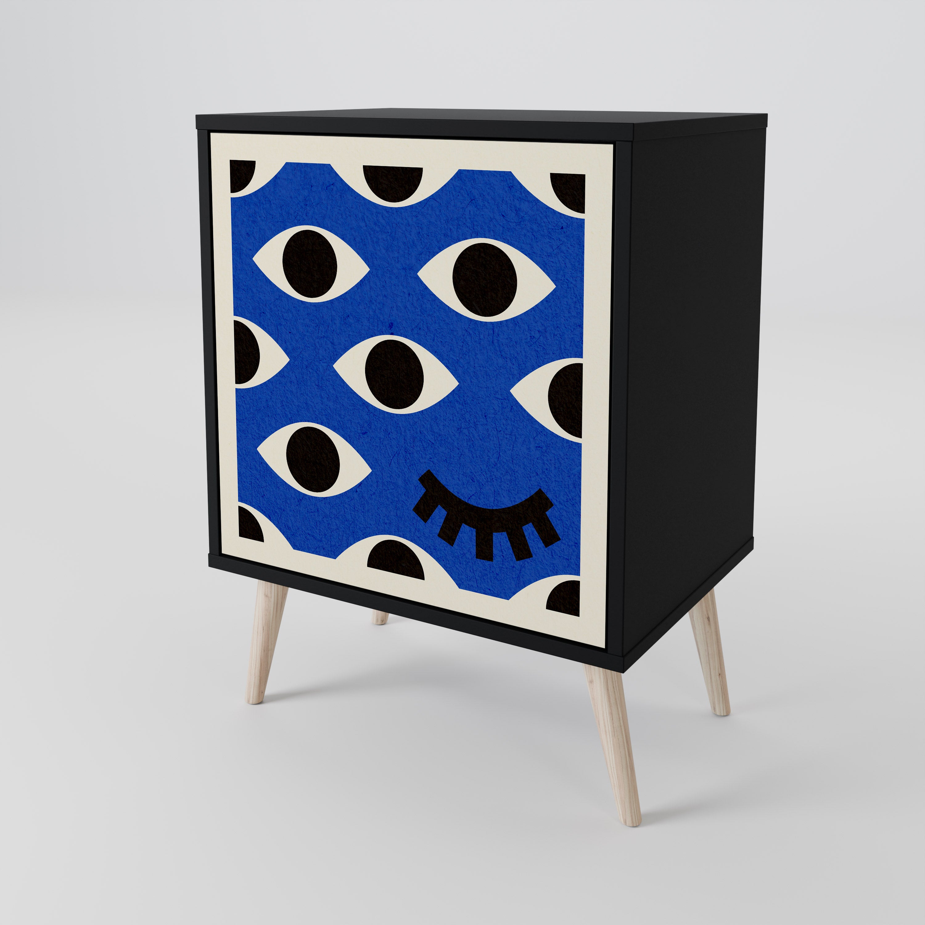 GEOMETRIC EYES 1-Door Sideboard