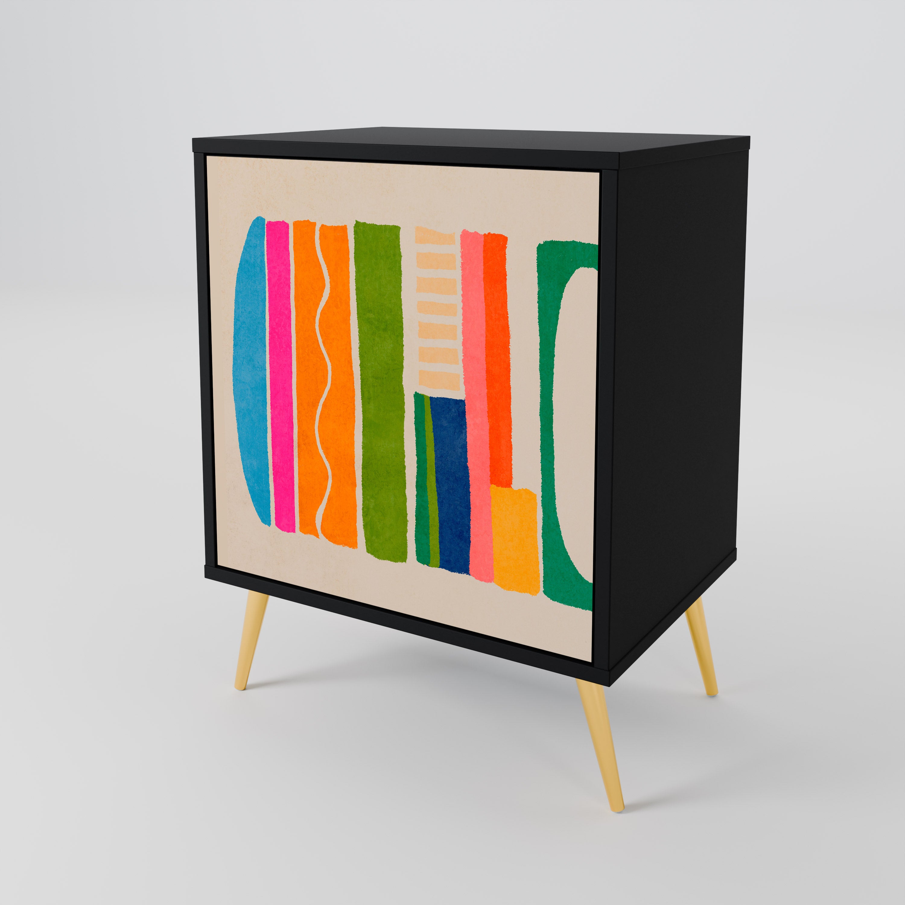 GEOMETRIC SHINE 1-Door Sideboard
