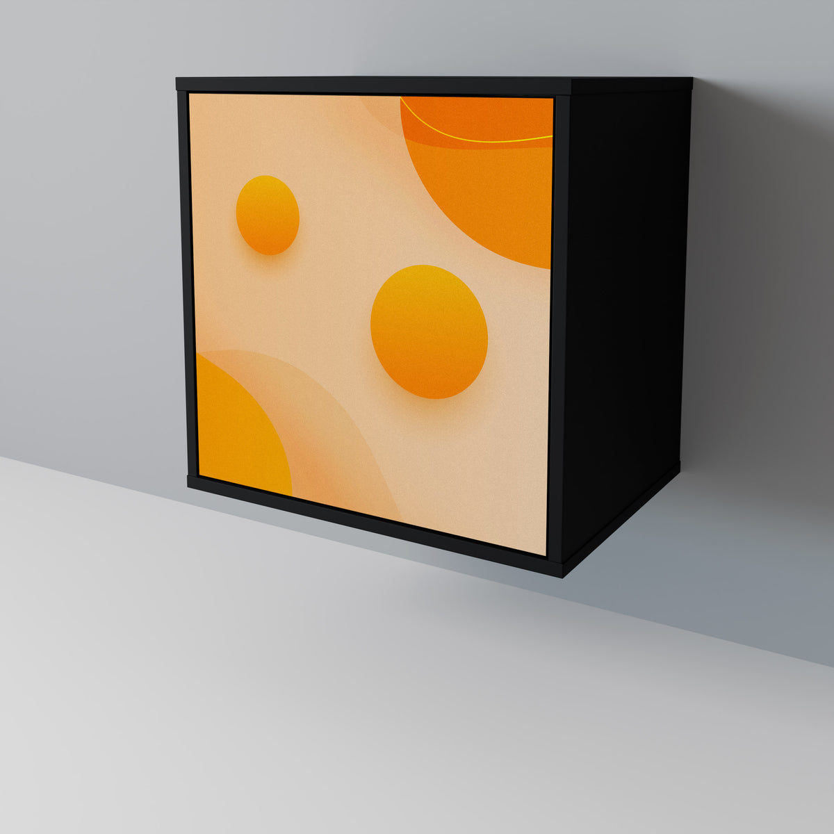 ORANGE ARRANGEMENT Skänk med en dörr