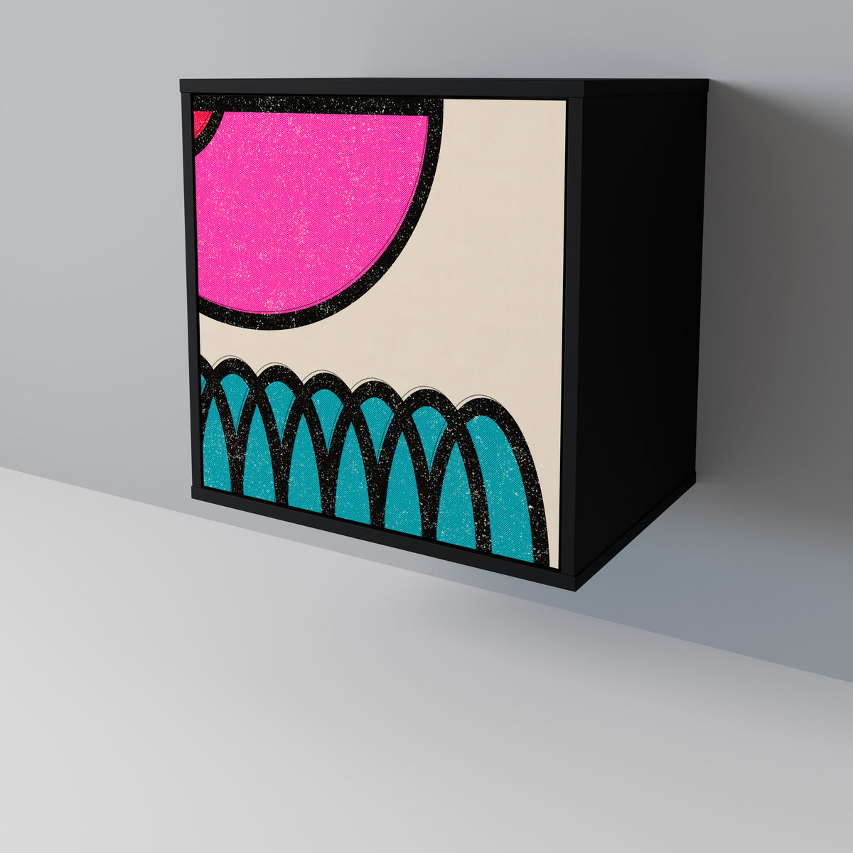 GEOMETRIC RHAPSODY Skänk med en dörr