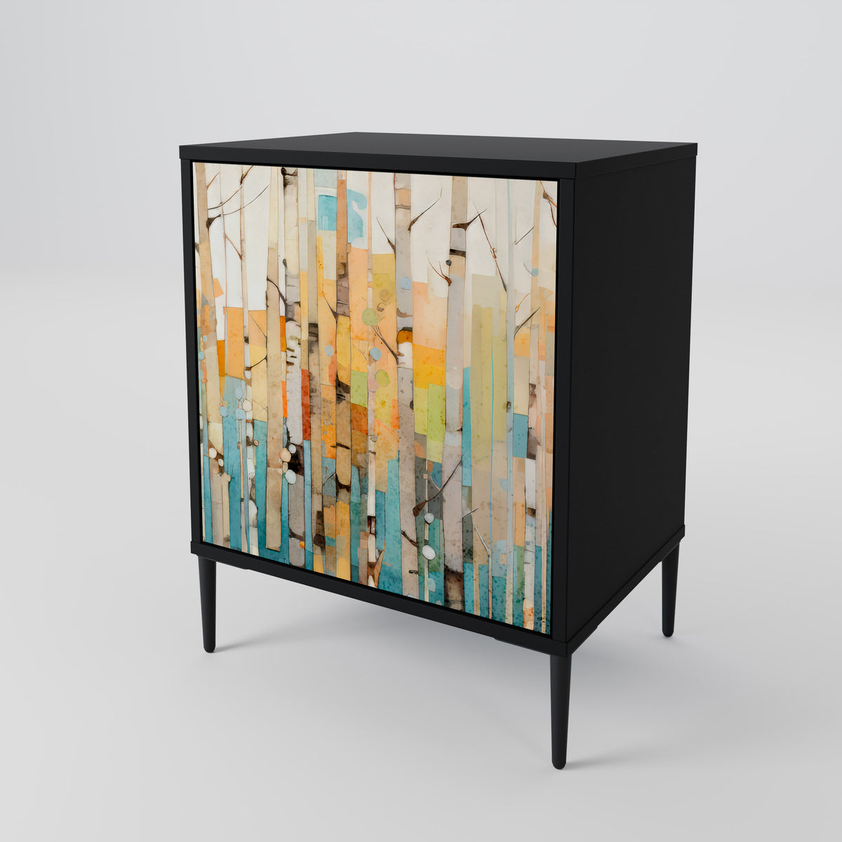 BIRCH KALEIDOSCOPE Skänk med en dörr
