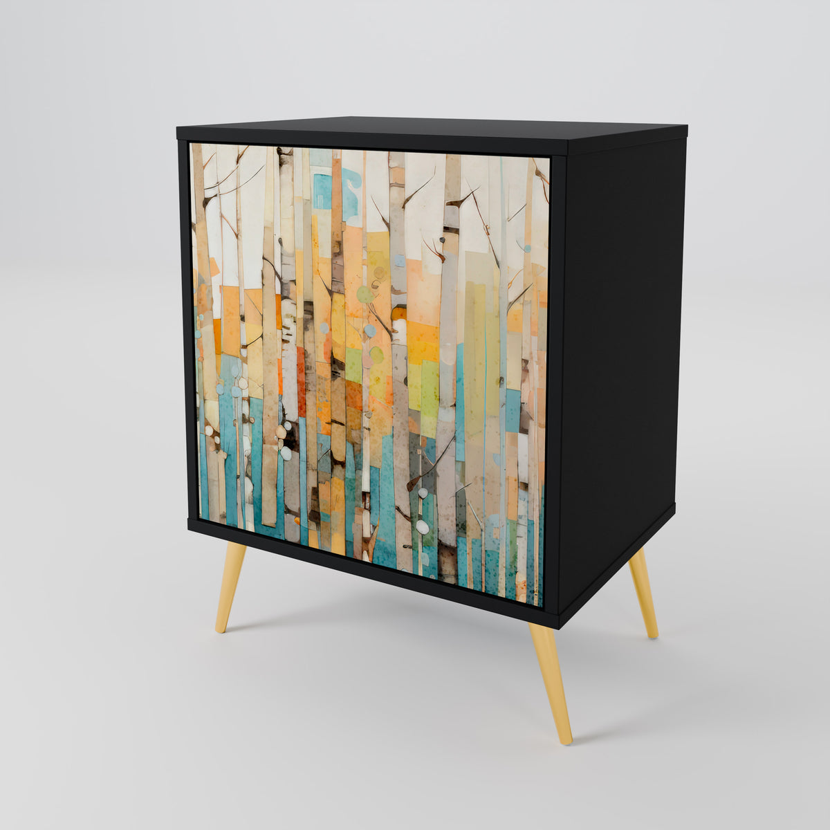 BIRCH KALEIDOSCOPE Skänk med en dörr