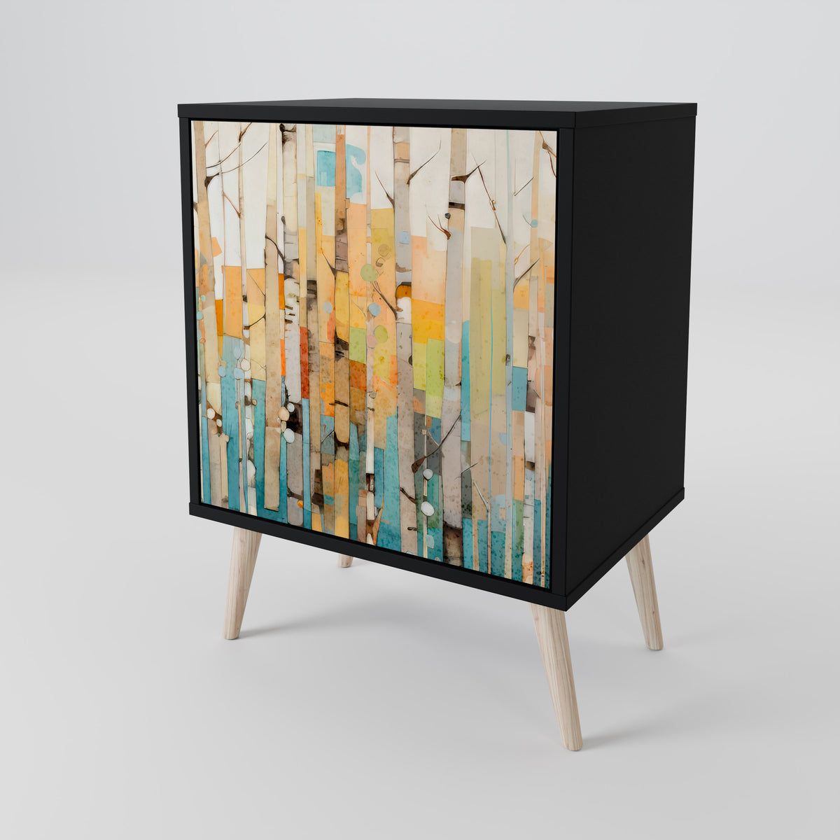 BIRCH KALEIDOSCOPE Skänk med en dörr