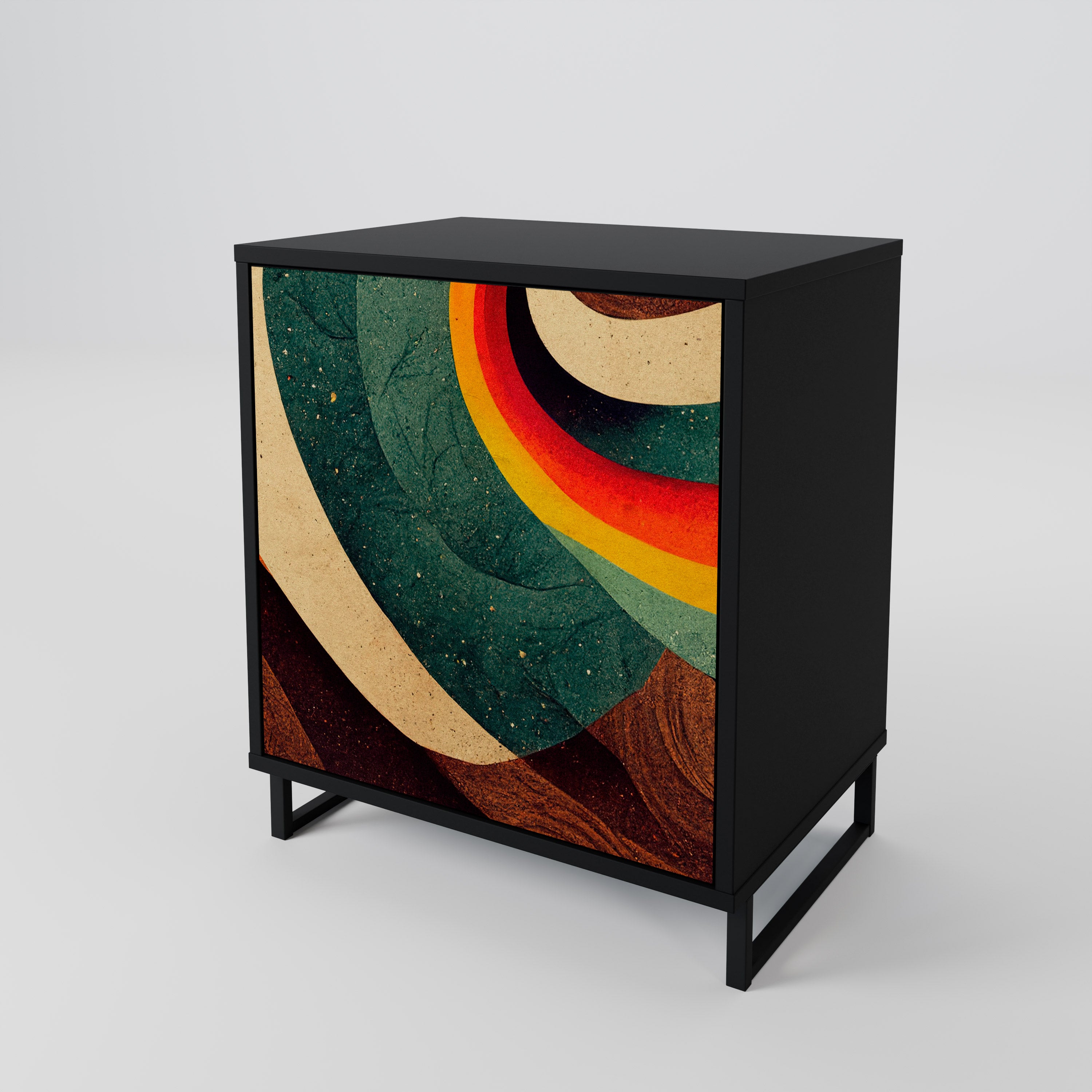 COLORFUL STRANDS 1-Door Sideboard