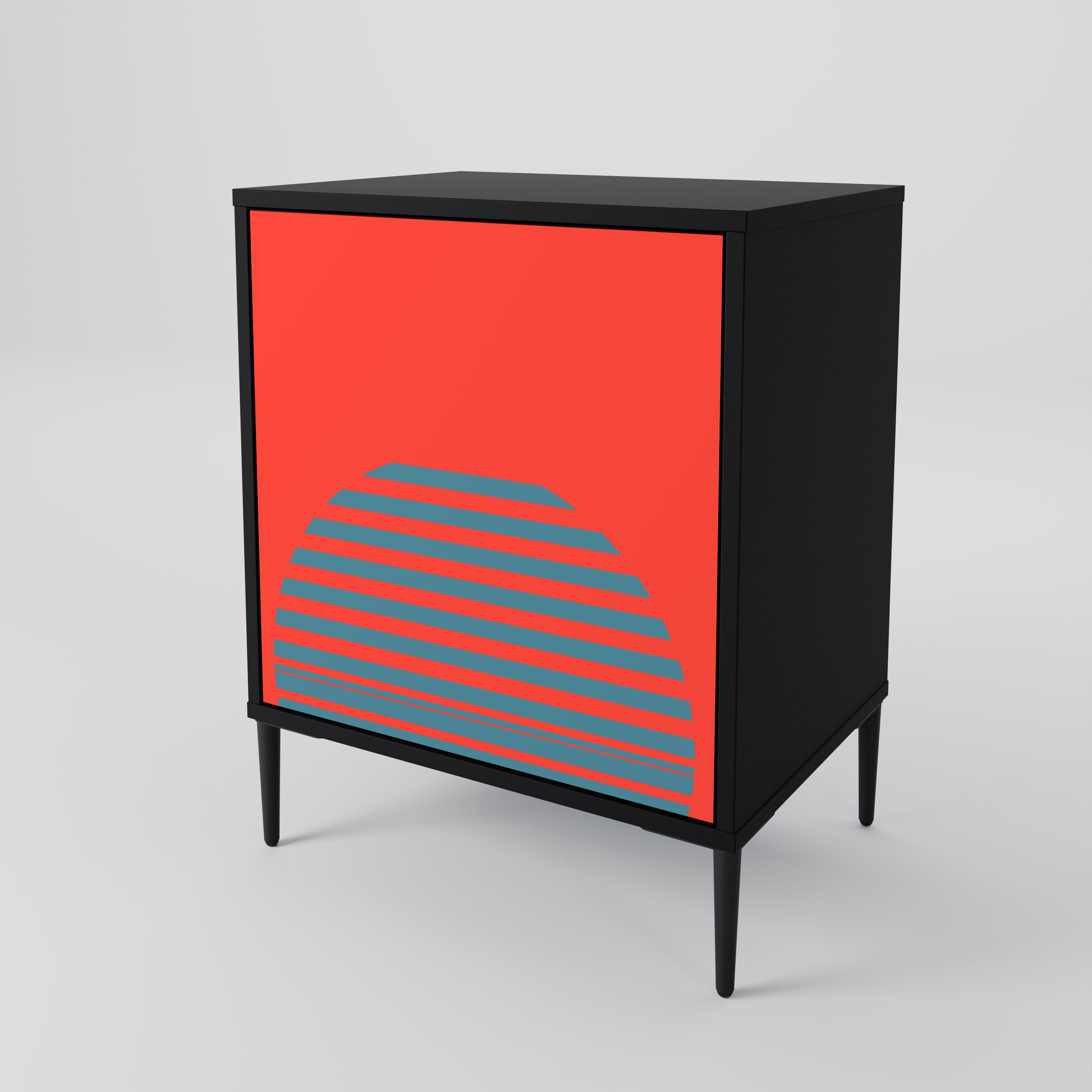 RISING GEOMETRY STARS 1-Door Sideboard