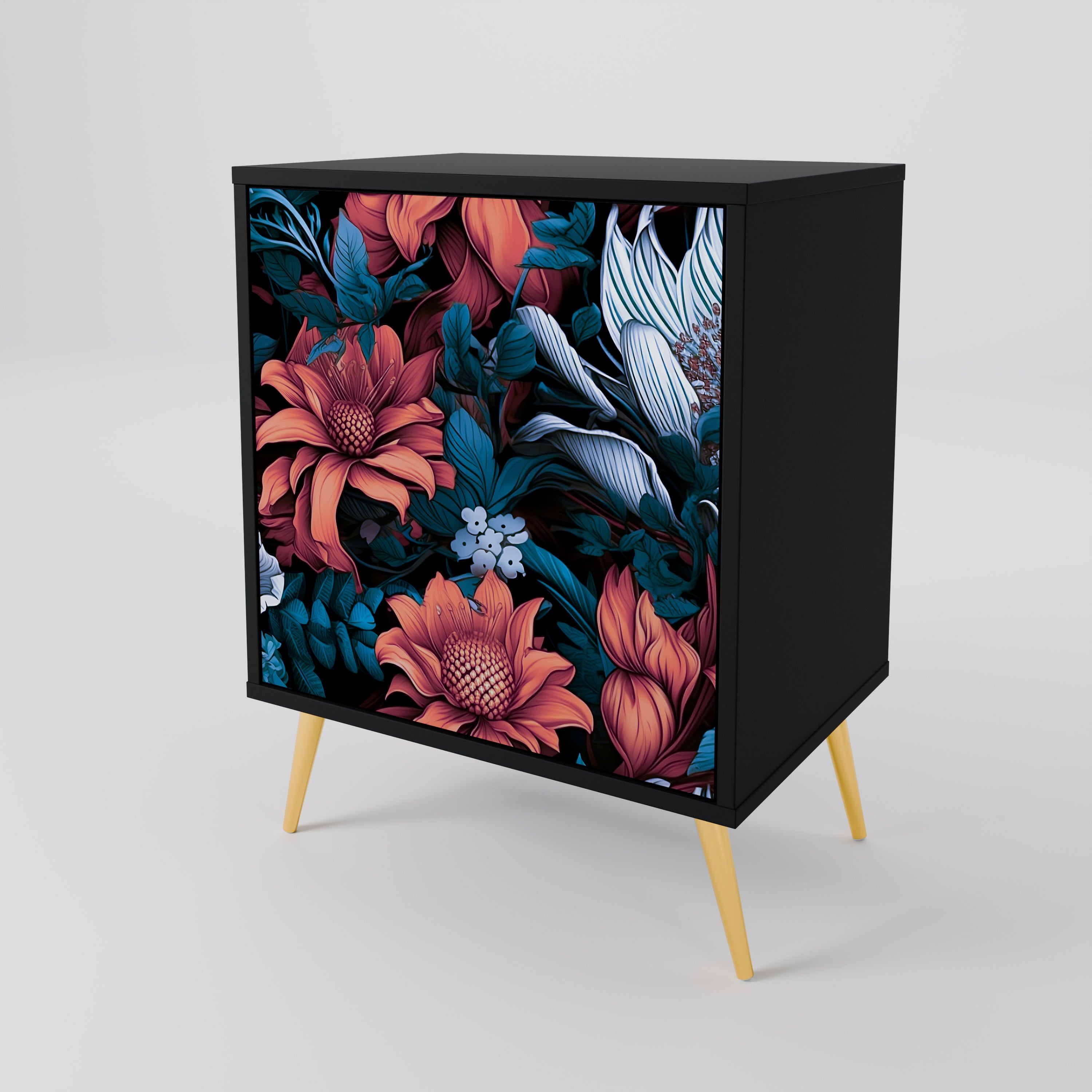 ETHEREAL BLOSSOMS 1-Door Sideboard