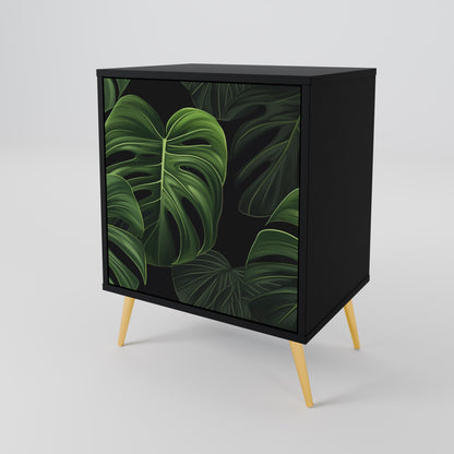 INFINITE MONSTERA Skänk med en dörr