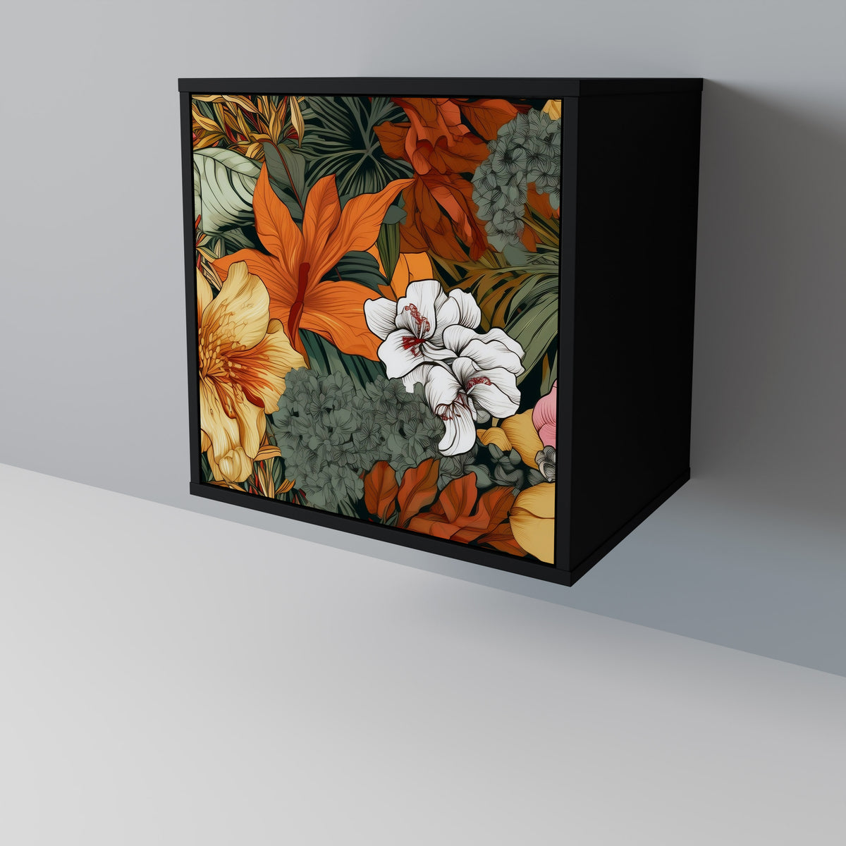 RADIANT FLORA Skänk med en dörr