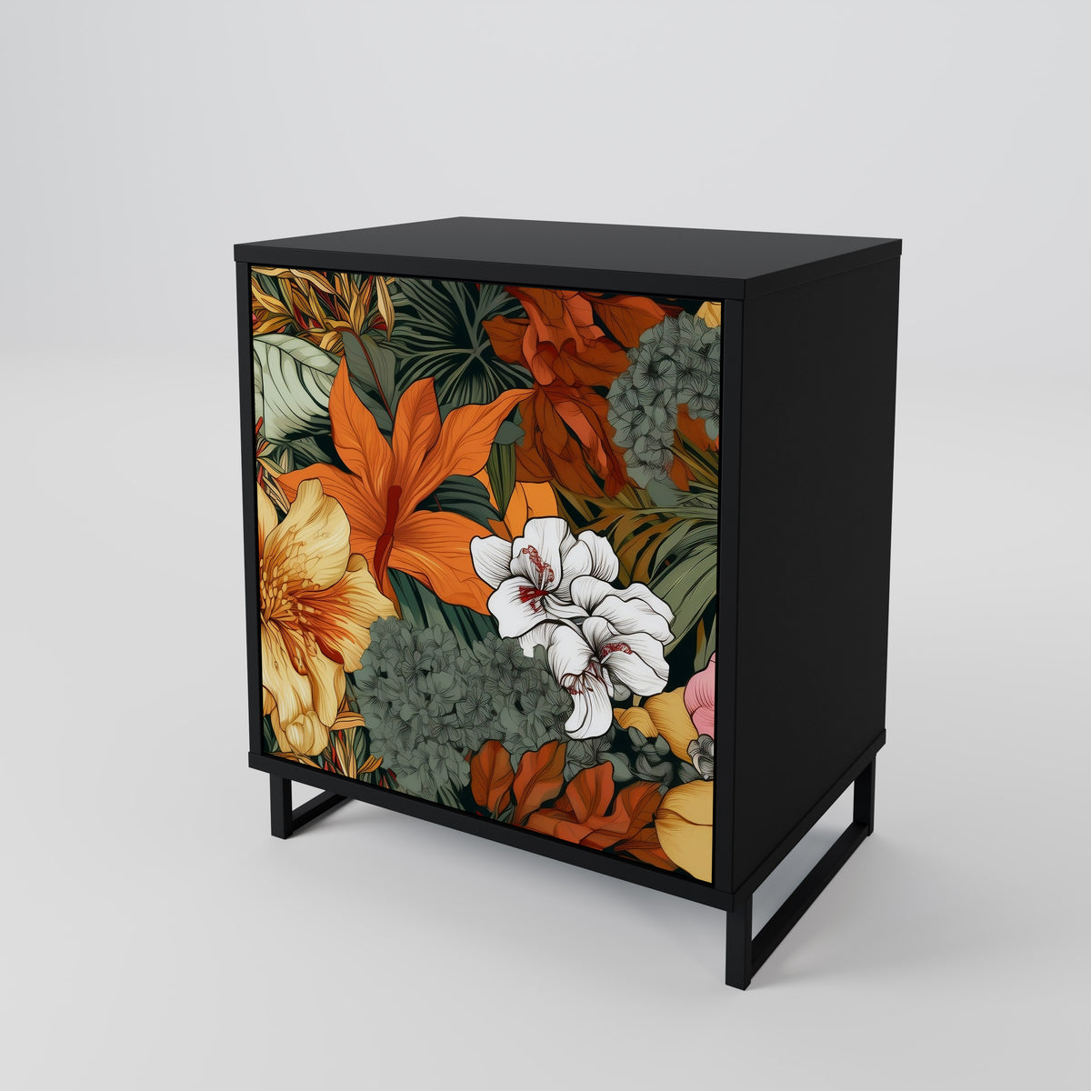RADIANT FLORA Skänk med en dörr