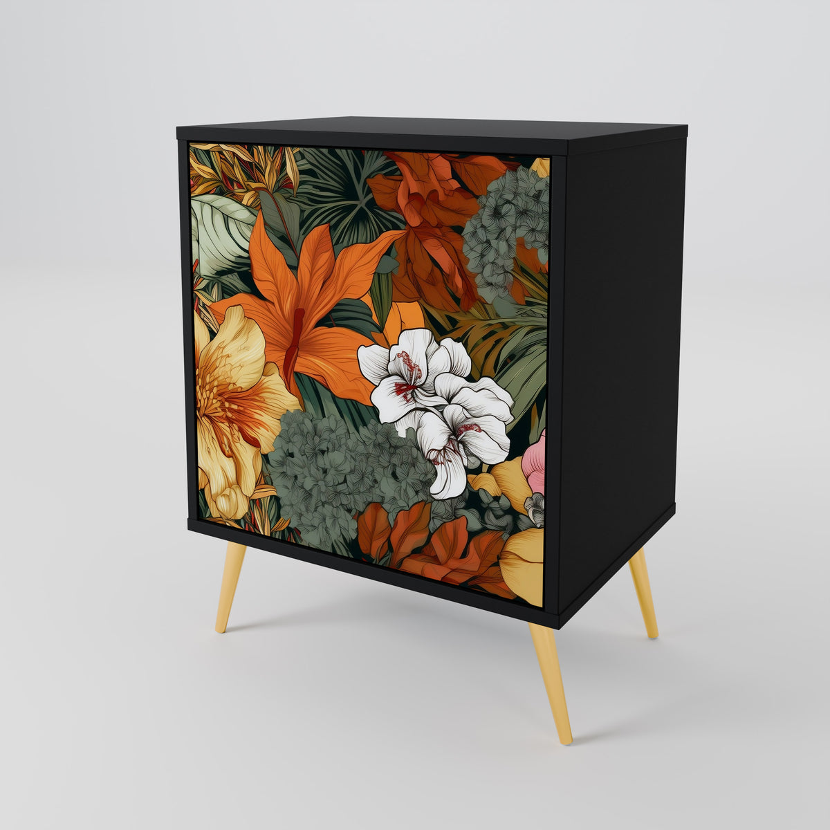 RADIANT FLORA Skänk med en dörr