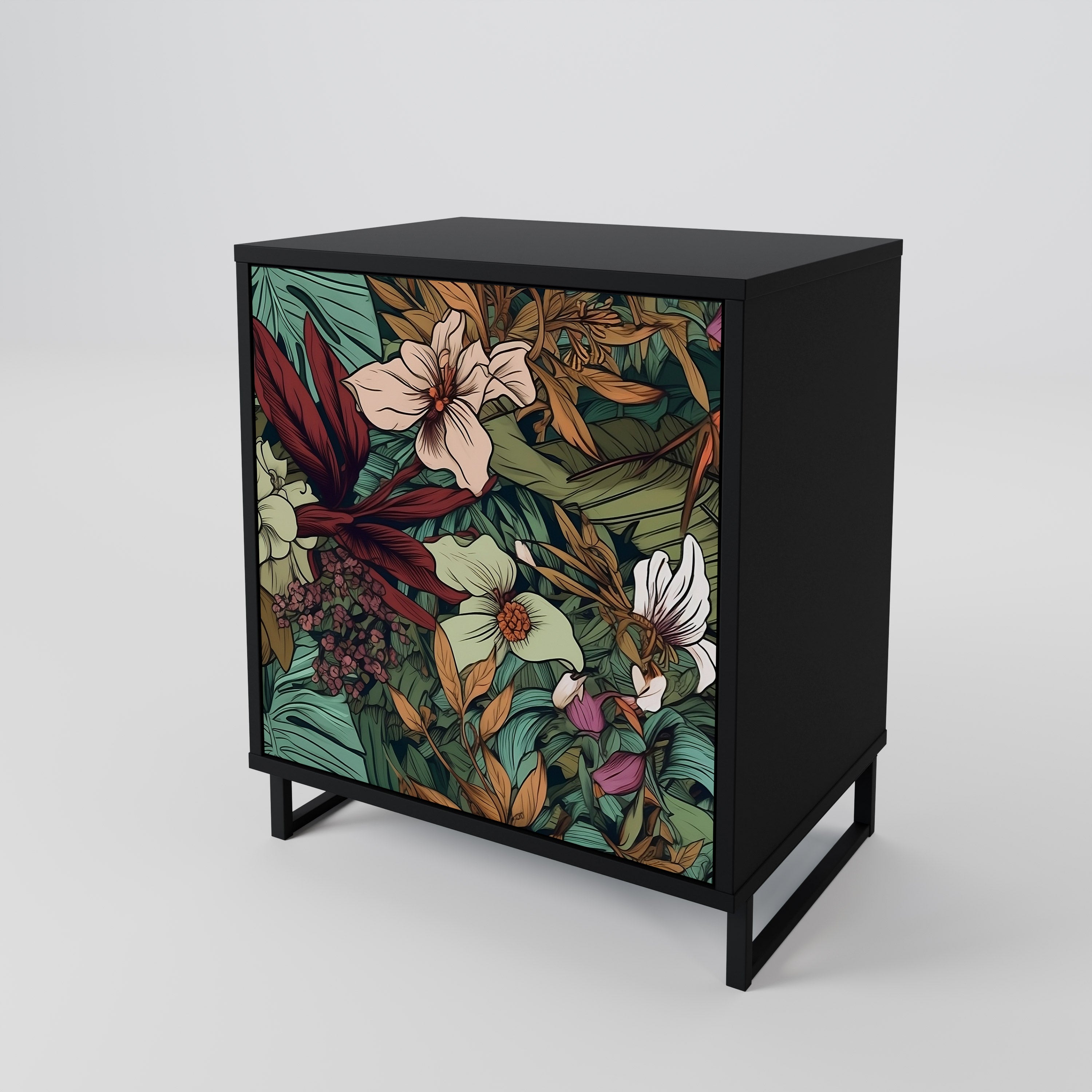 BOTANICAL EMERGENCE 1-Door Sideboard