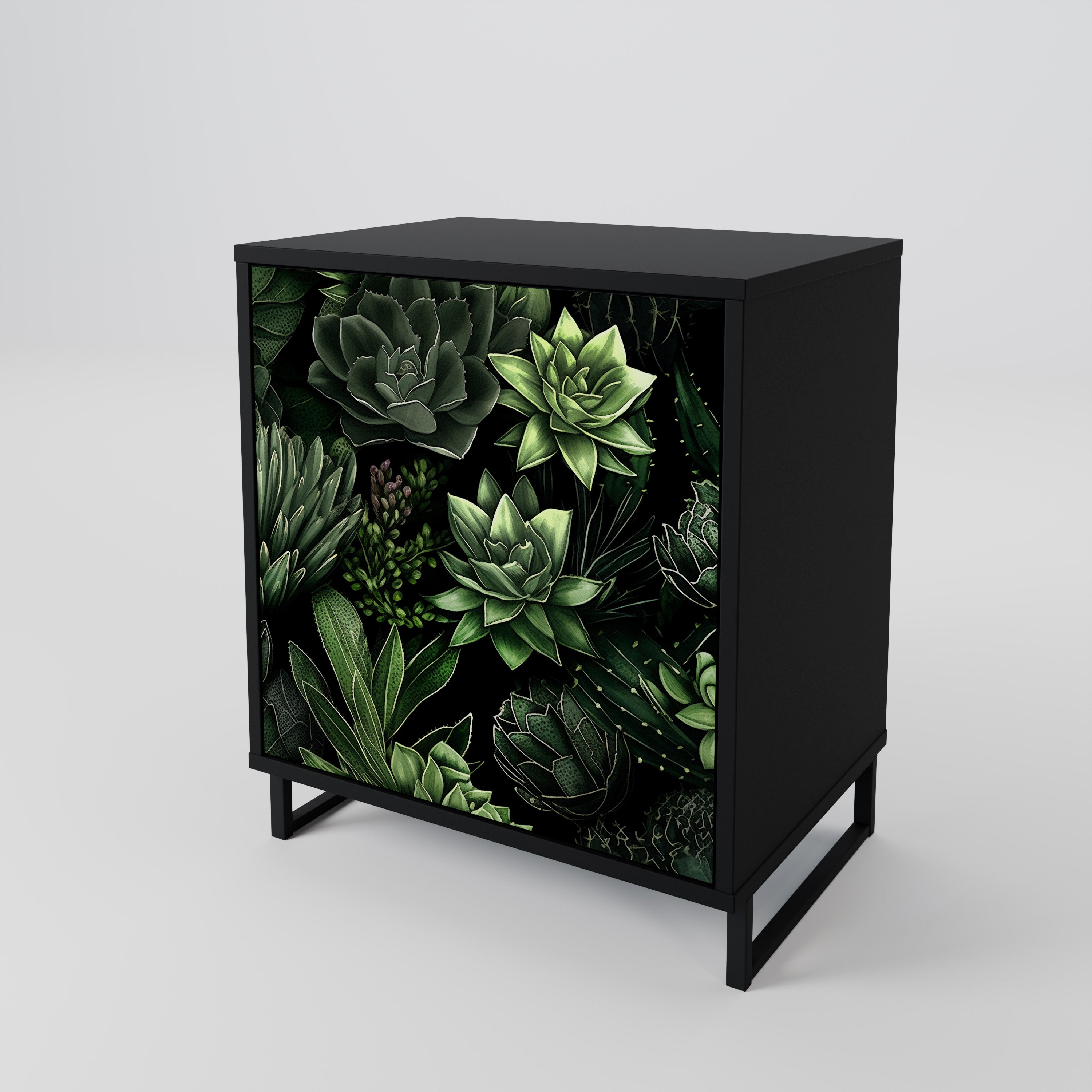 SUCCULENT JUNGLE 1-Door Sideboard
