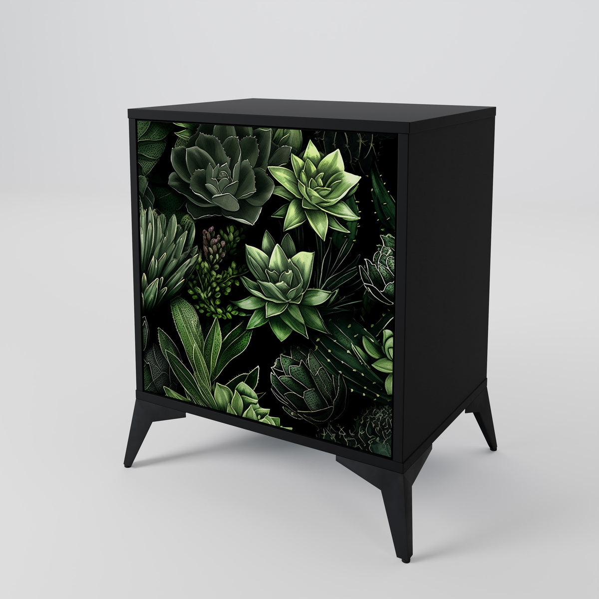 SUCCULENT JUNGLE Skänk med en dörr