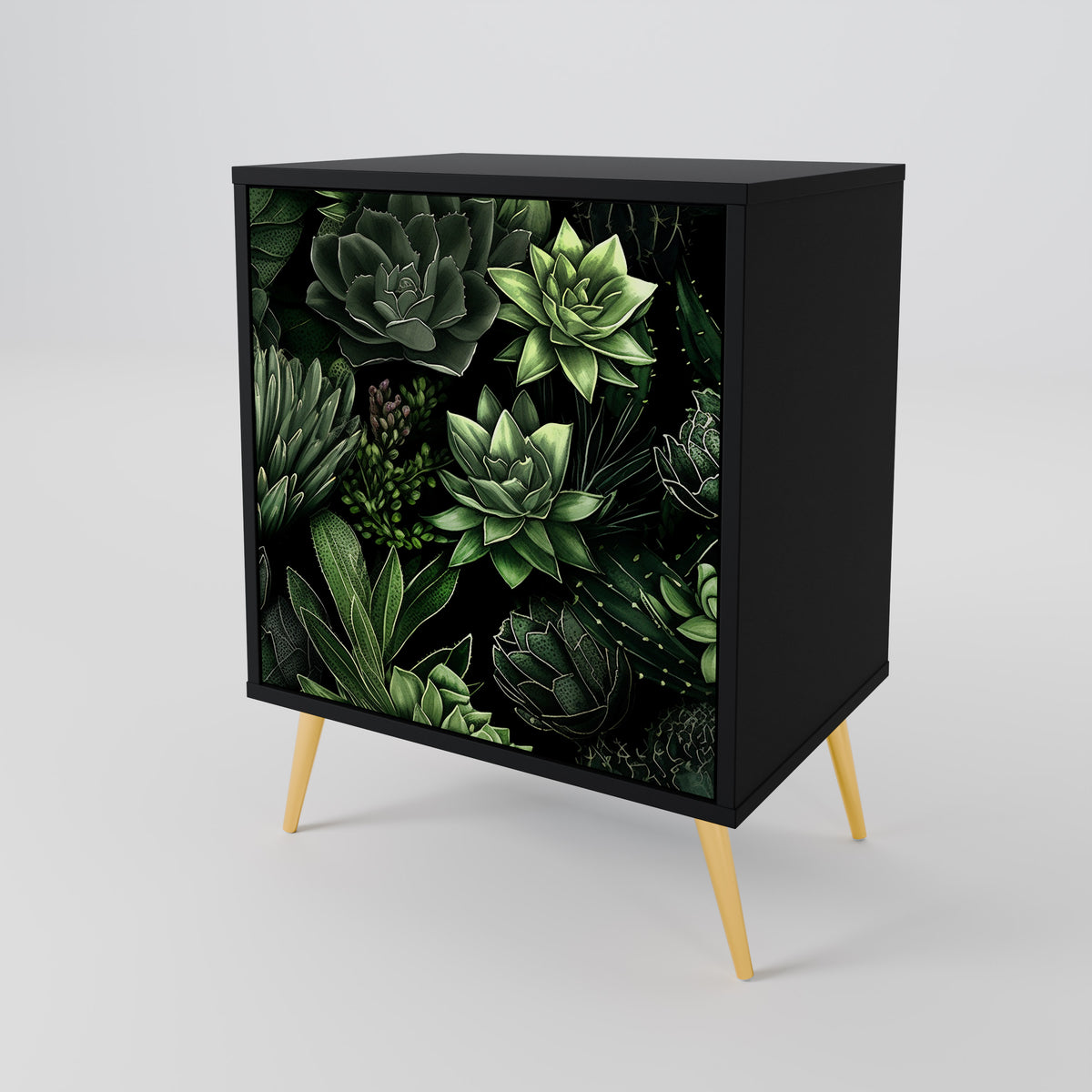 SUCCULENT JUNGLE Skänk med en dörr