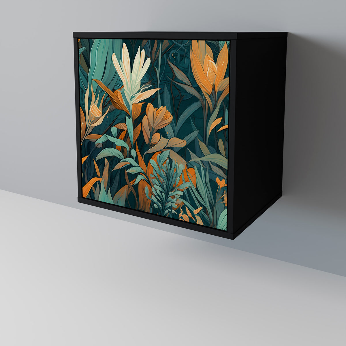 FLORAL SERENITY Skänk med en dörr