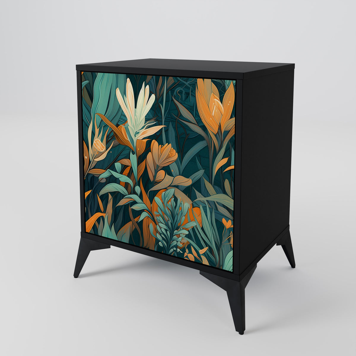 FLORAL SERENITY Skänk med en dörr