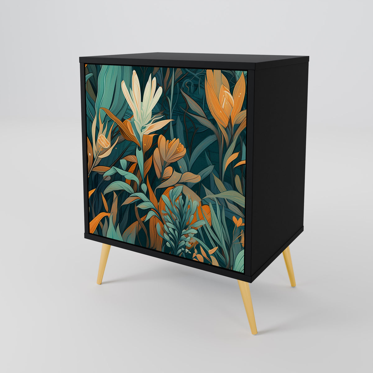 FLORAL SERENITY Skänk med en dörr