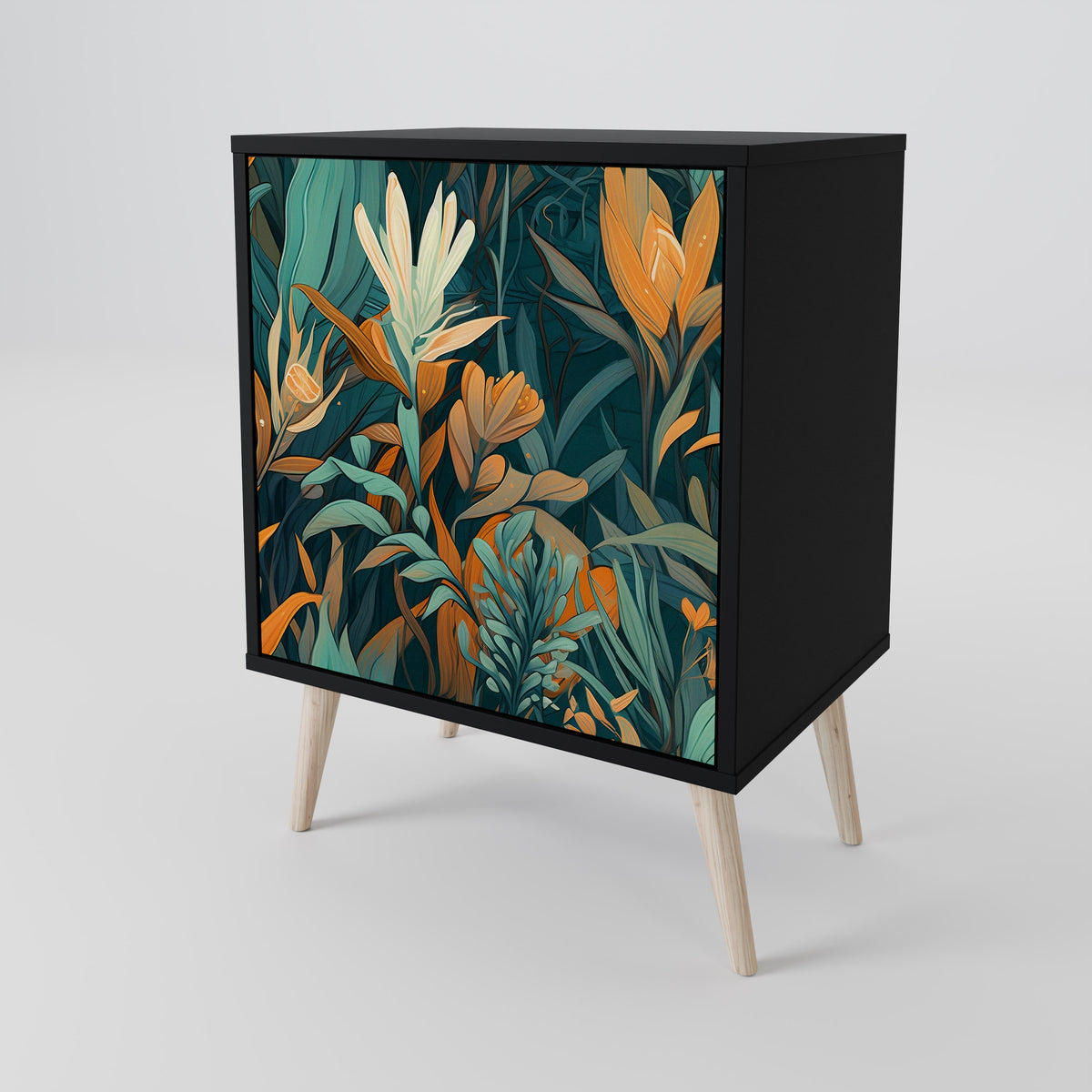 FLORAL SERENITY Skänk med en dörr