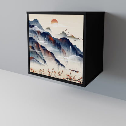 JAPANESE LANDSCAPE Skänk med en dörr