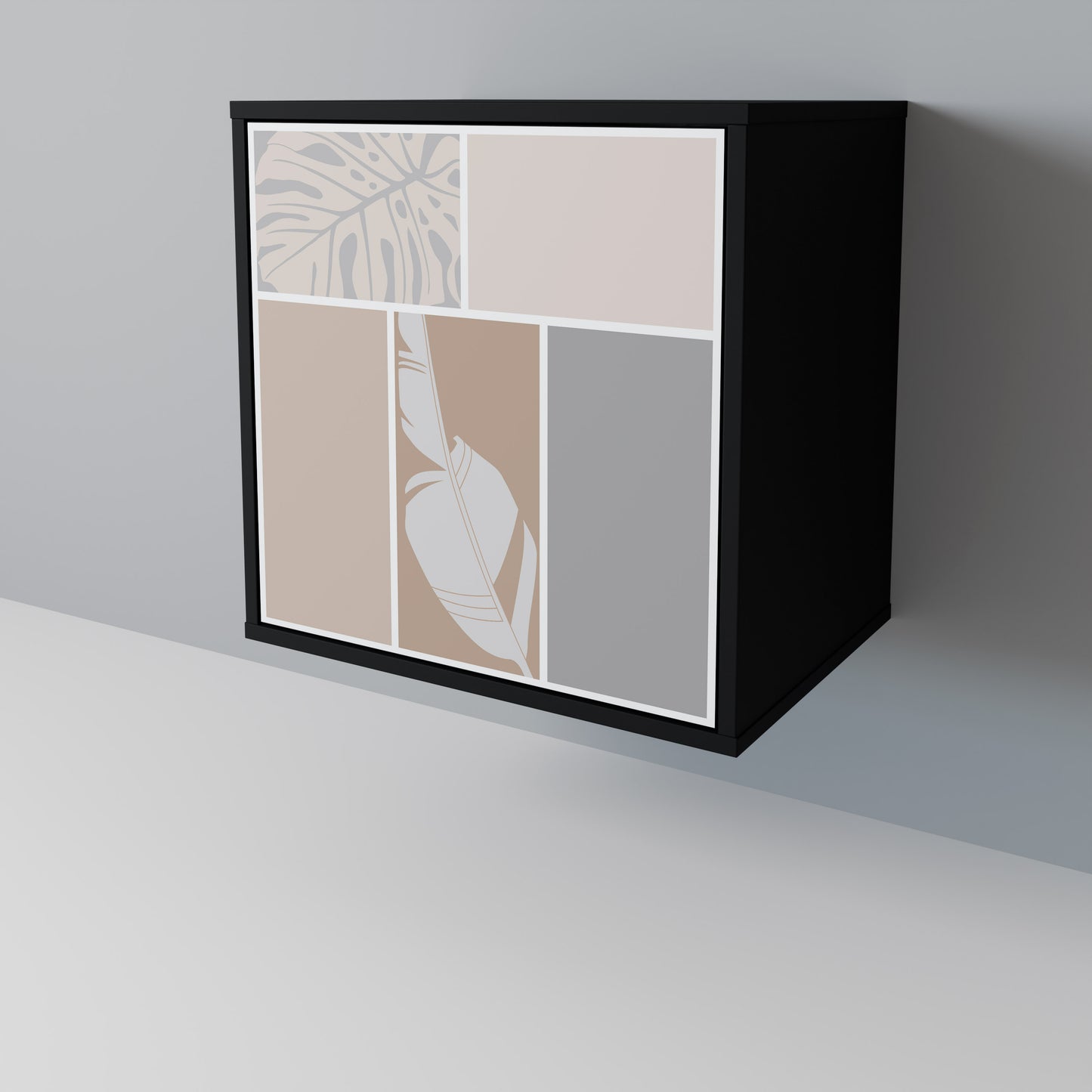 TROPICAL SHAPES Skänk med en dörr