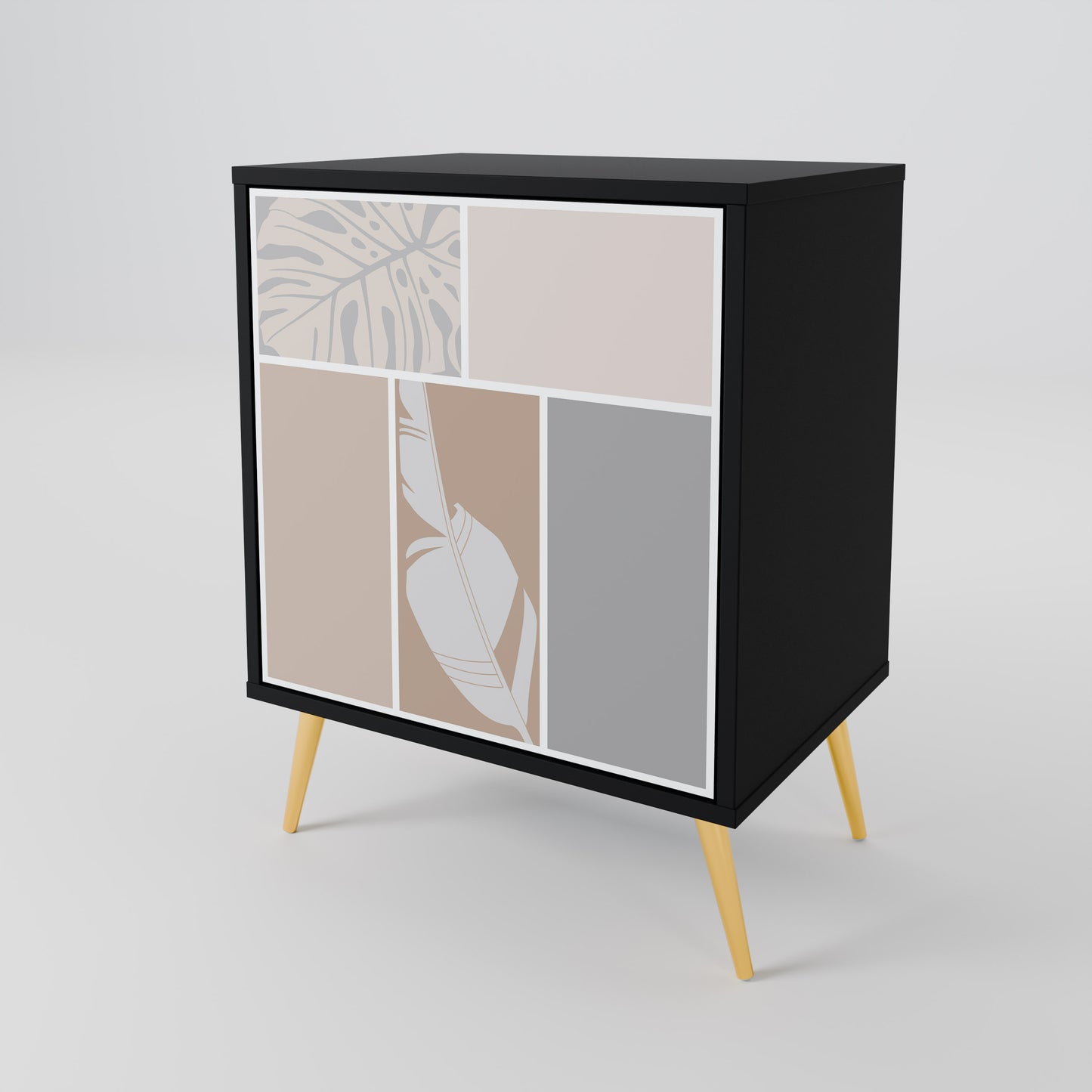 TROPICAL SHAPES Skänk med en dörr