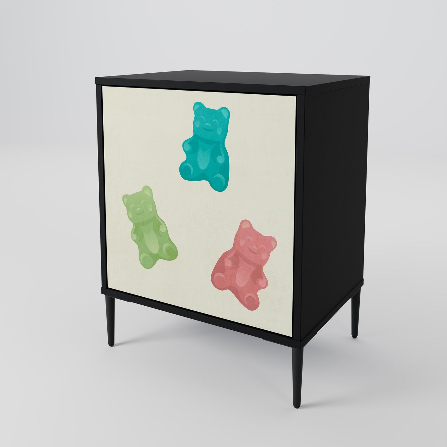 GUMMY BEARS Skänk med en dörr