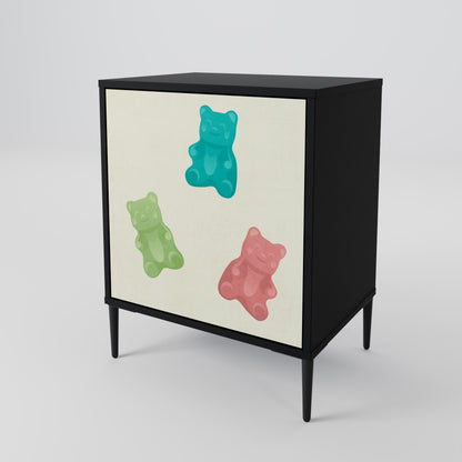 GUMMY BEARS Skänk med en dörr