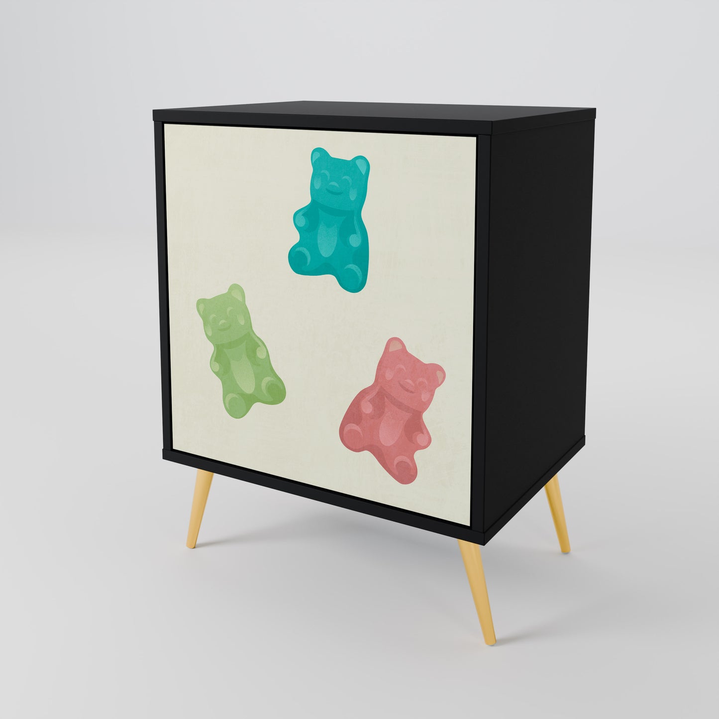 GUMMY BEARS Skänk med en dörr