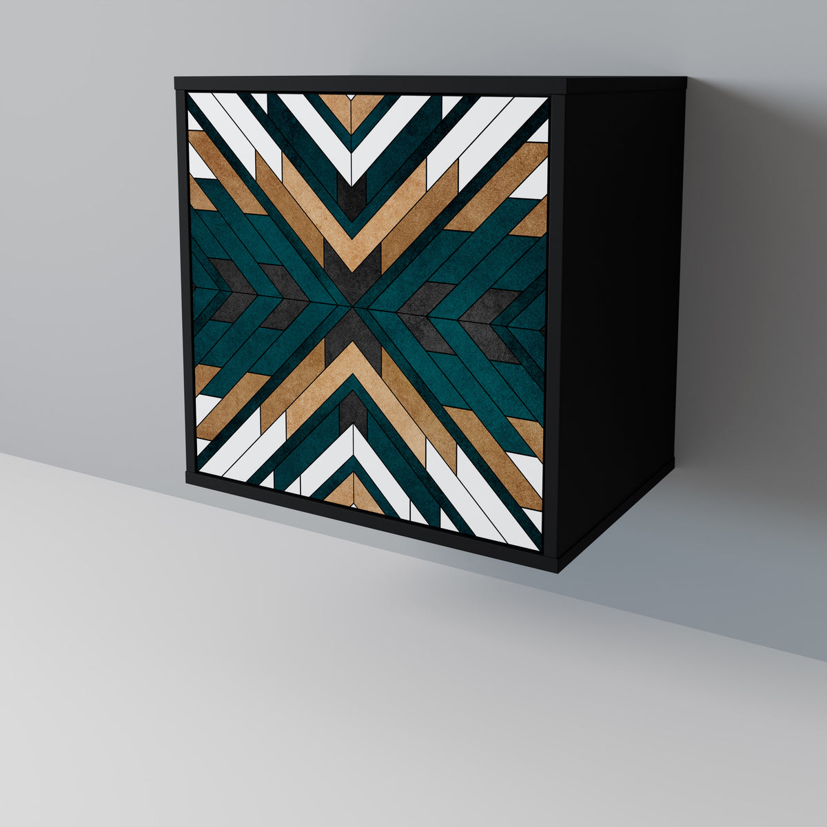 ARTISTIC GEOMETRY Skänk med en dörr