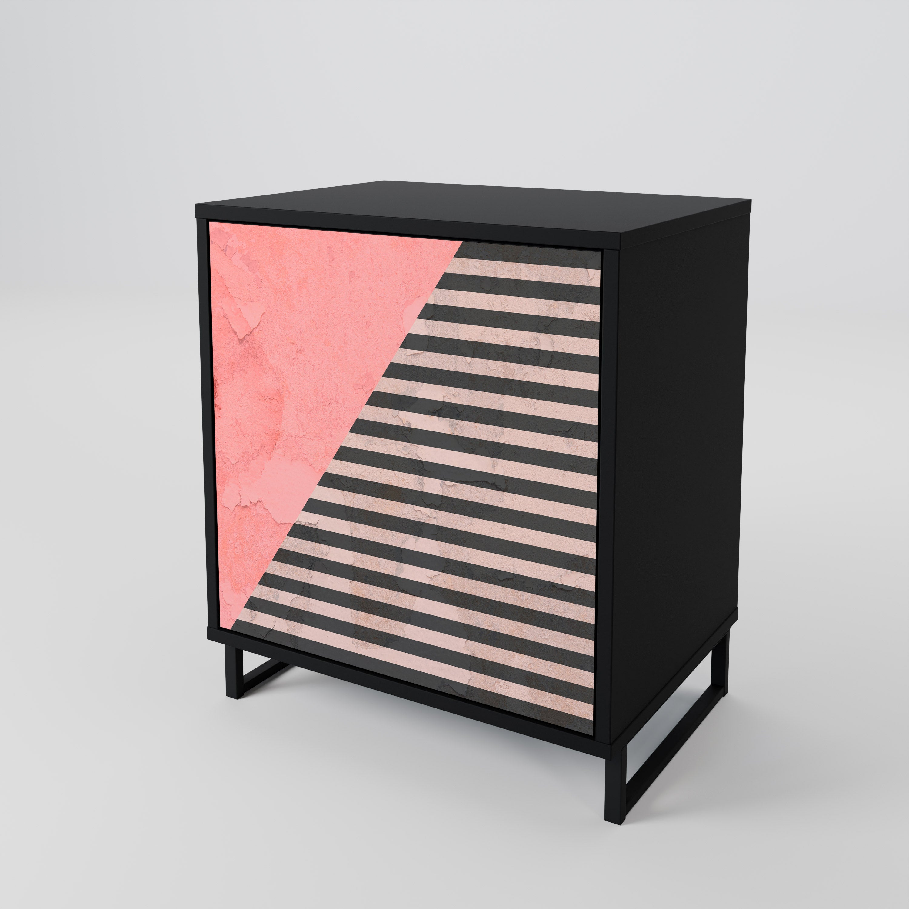 GLAMOROUS STRIPE 1-Door Sideboard