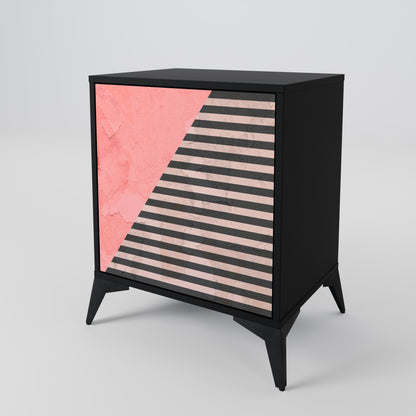 GLAMOROUS STRIPE Skänk med en dörr