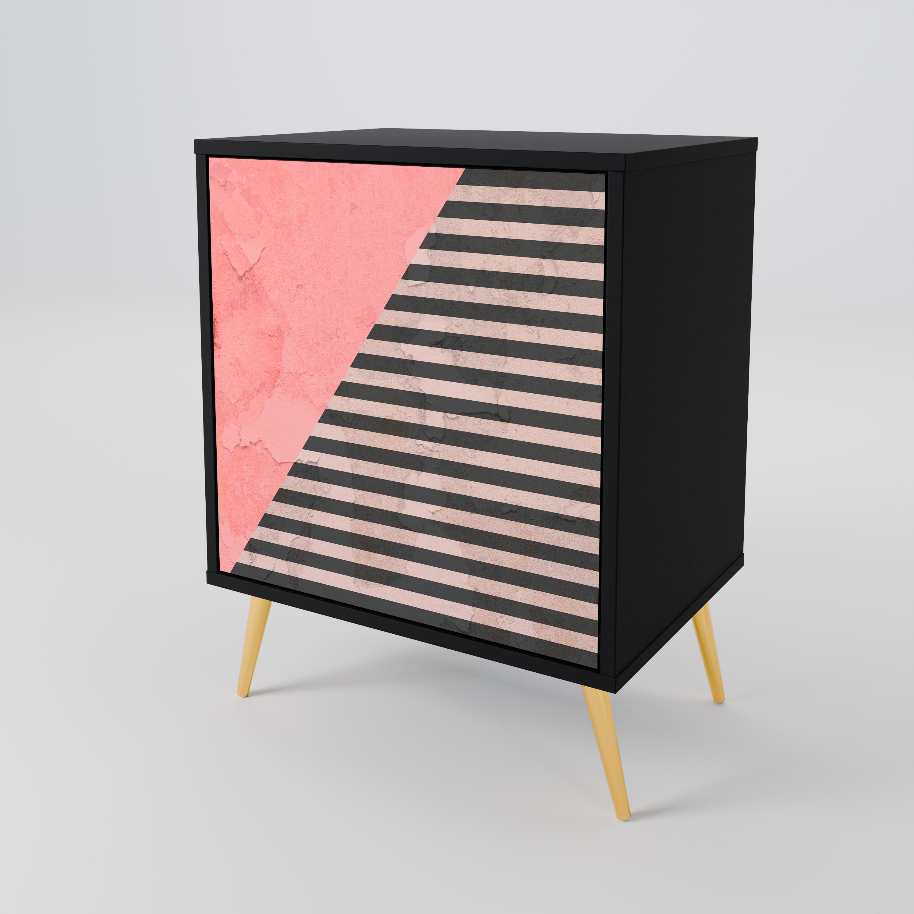 GLAMOROUS STRIPE 1-Door Sideboard