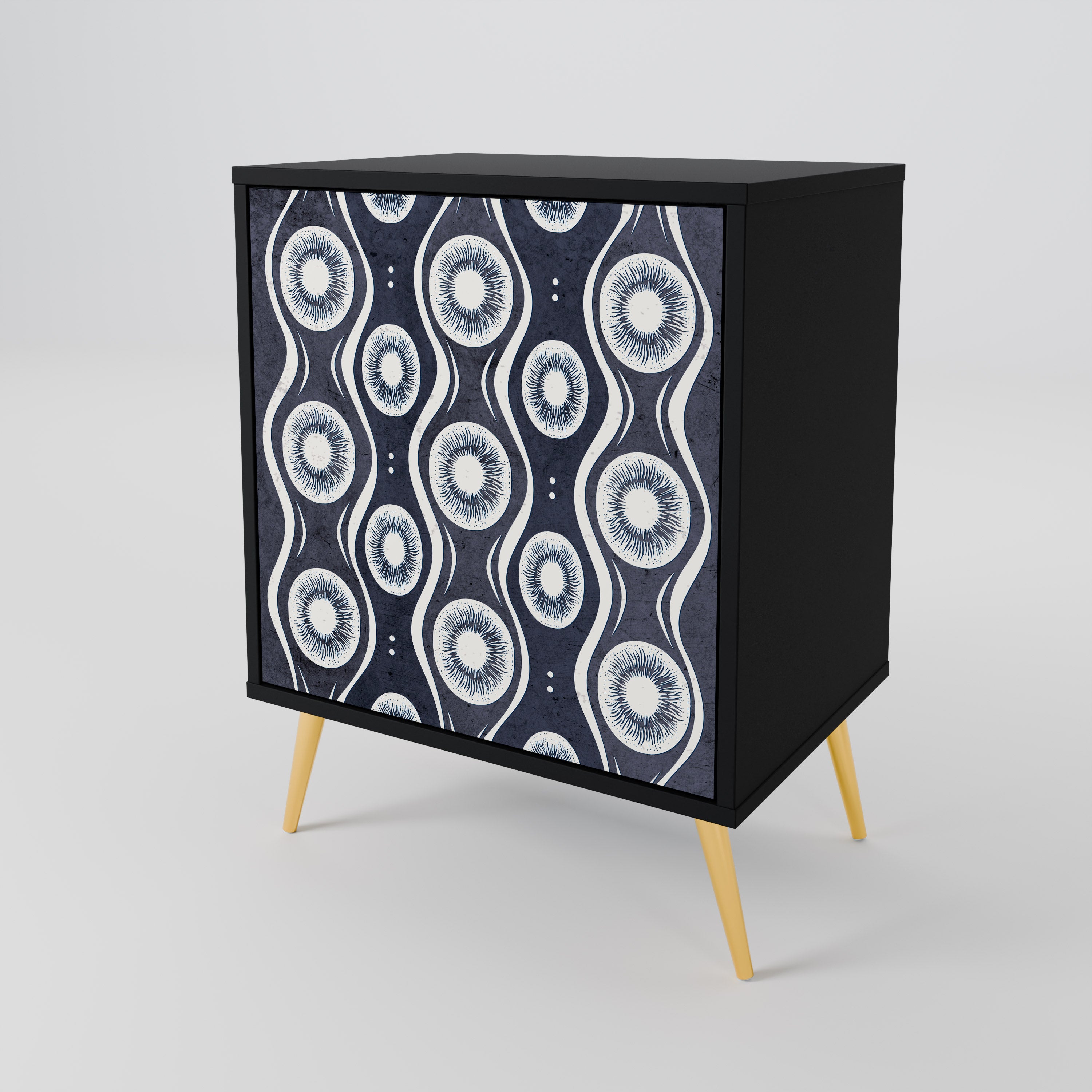 GRAPHITE EYES 1-Door Sideboard