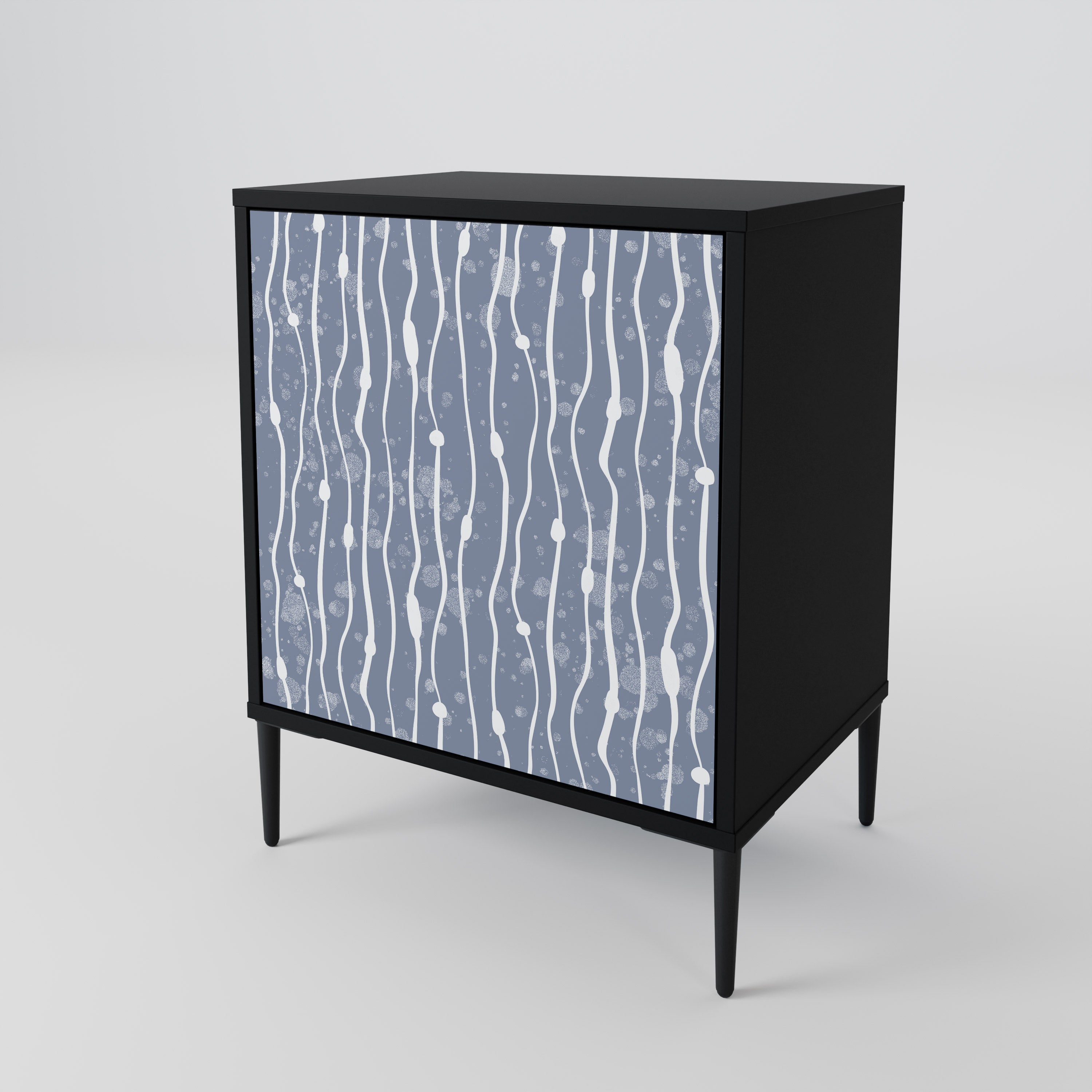 GRAPHITE RAIN 1-Door Sideboard