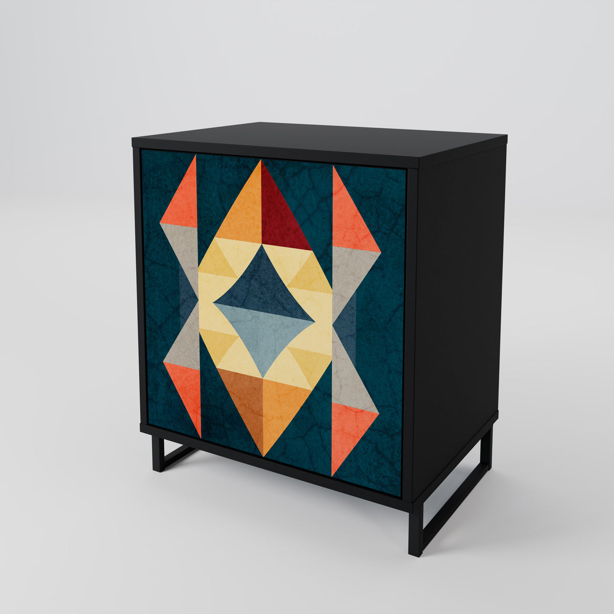 CRACKED ILLUSION 1-Door Sideboard