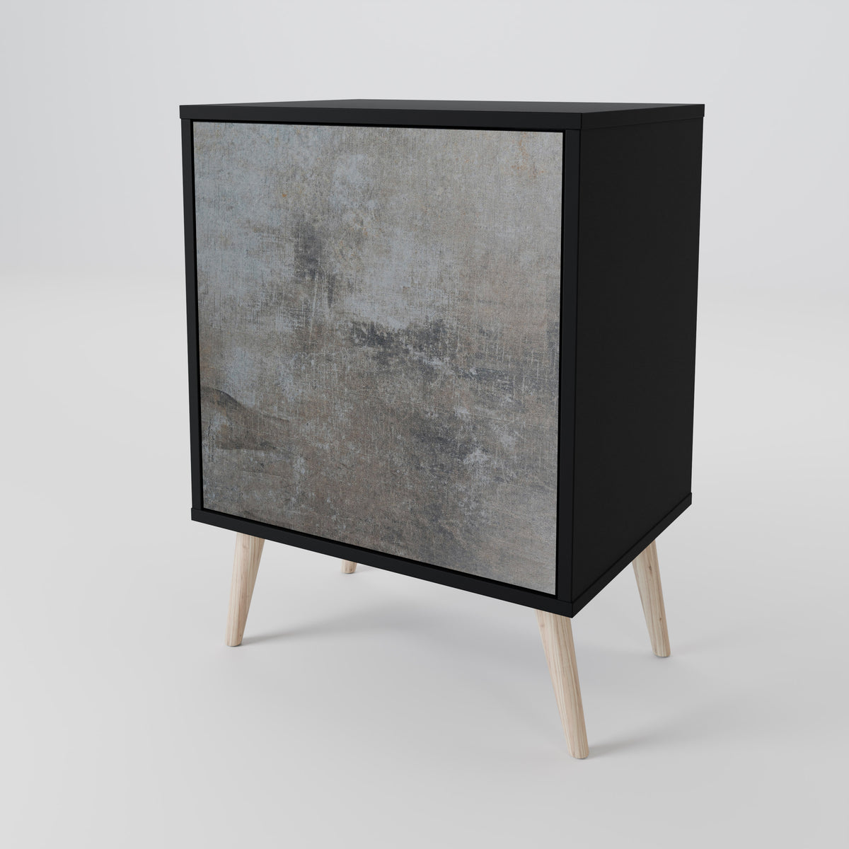 CONCRETE WALL Skänk med en dörr