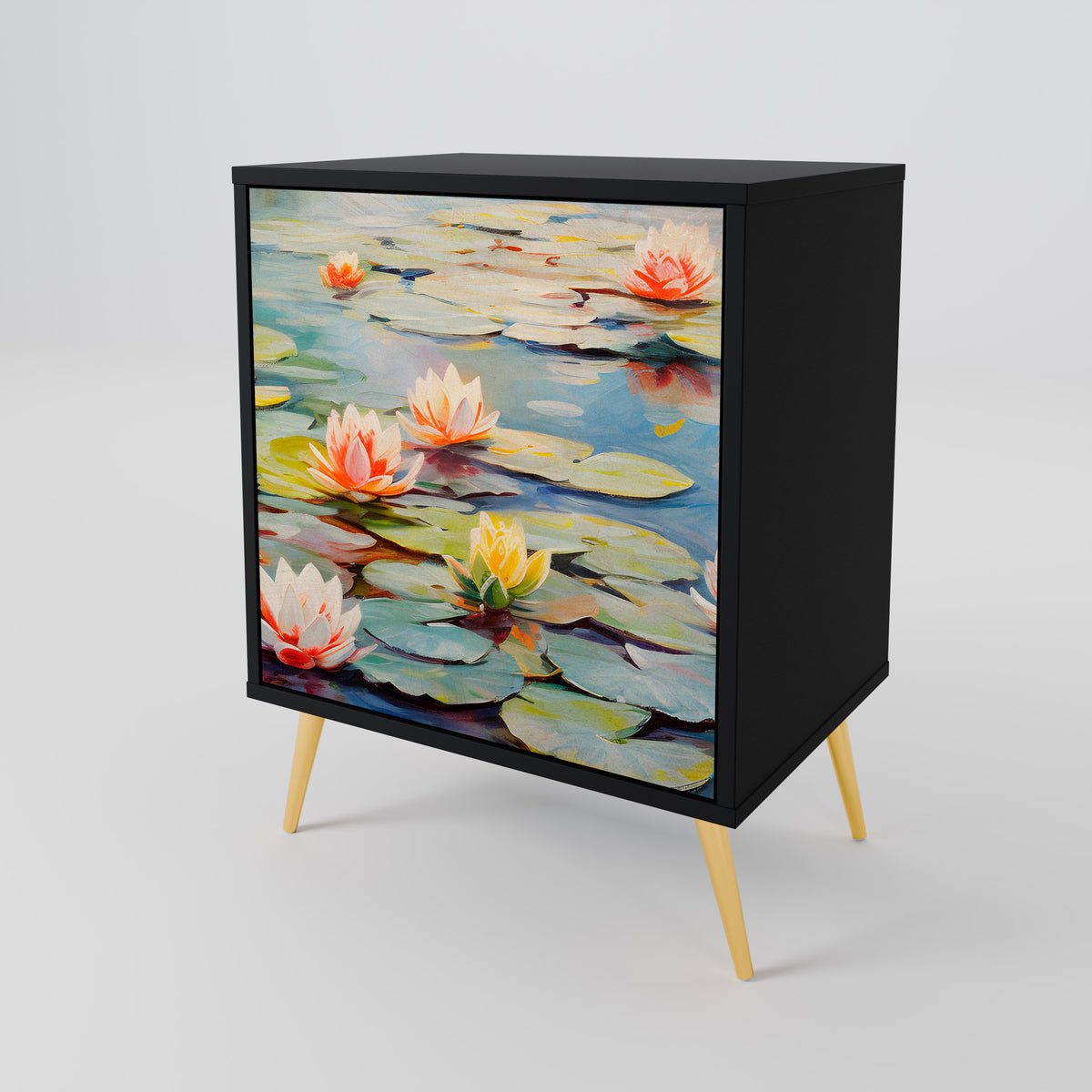 BLOOMING WATERS Skänk med en dörr