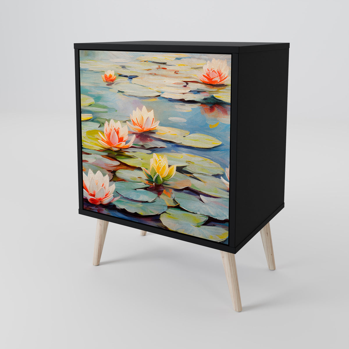 BLOOMING WATERS Skänk med en dörr