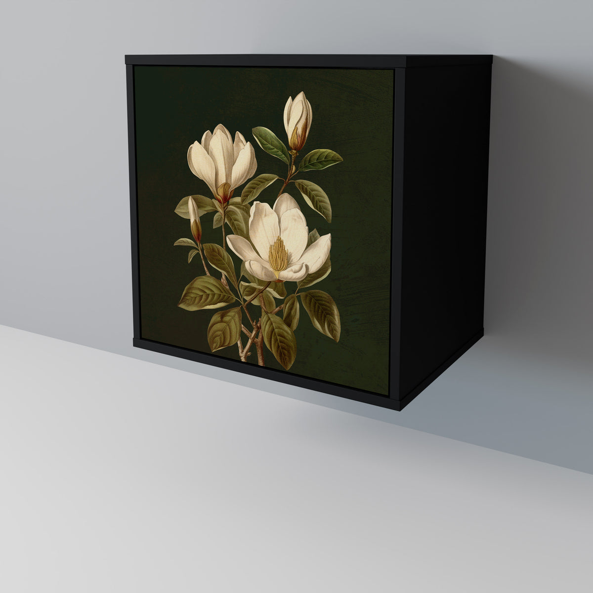FLORAL NOIR Skänk med en dörr