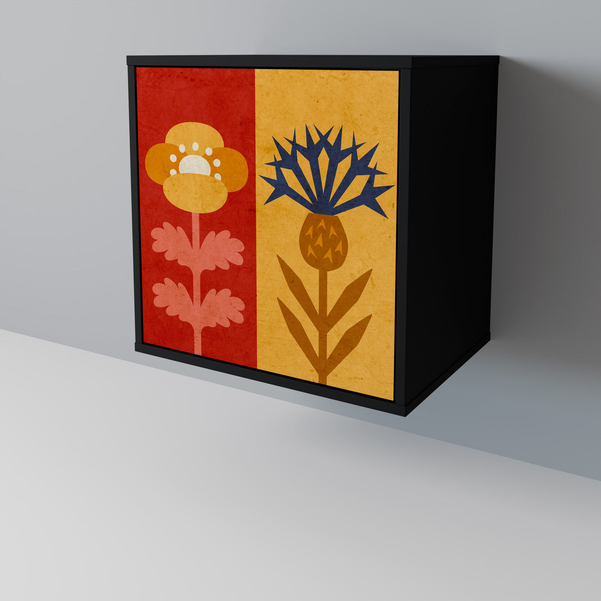 SCANDIC FLOWERET Skänk med en dörr